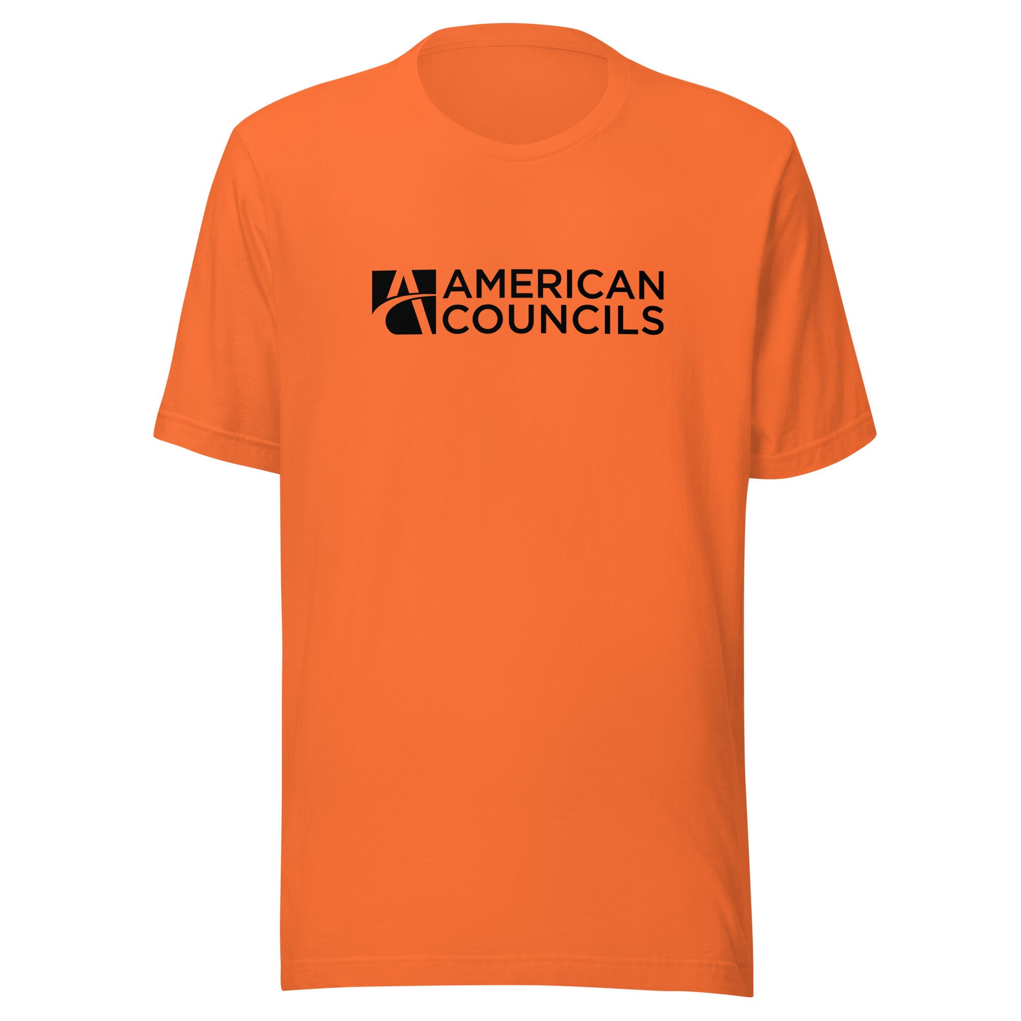 American Councils Promotion T-shirt- Black Lettering