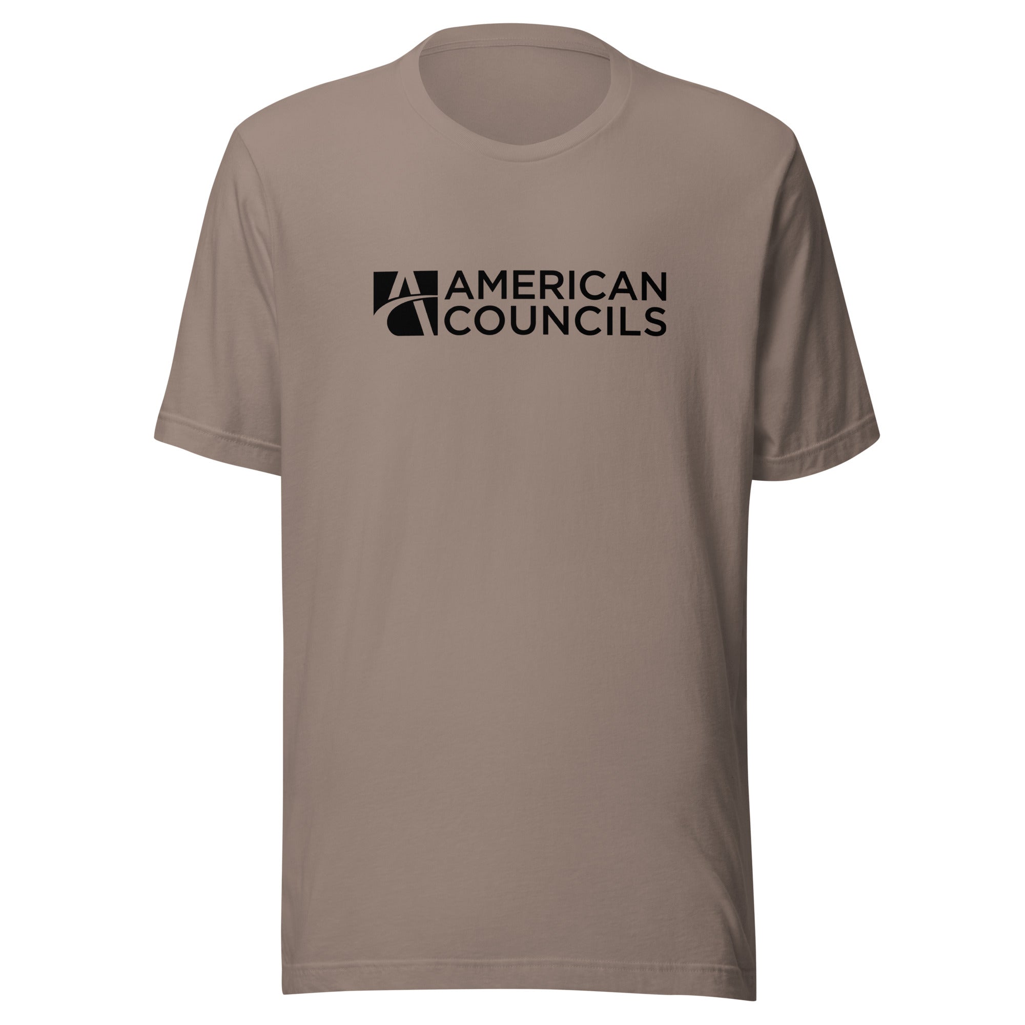 American Councils Promotion T-shirt- Black Lettering