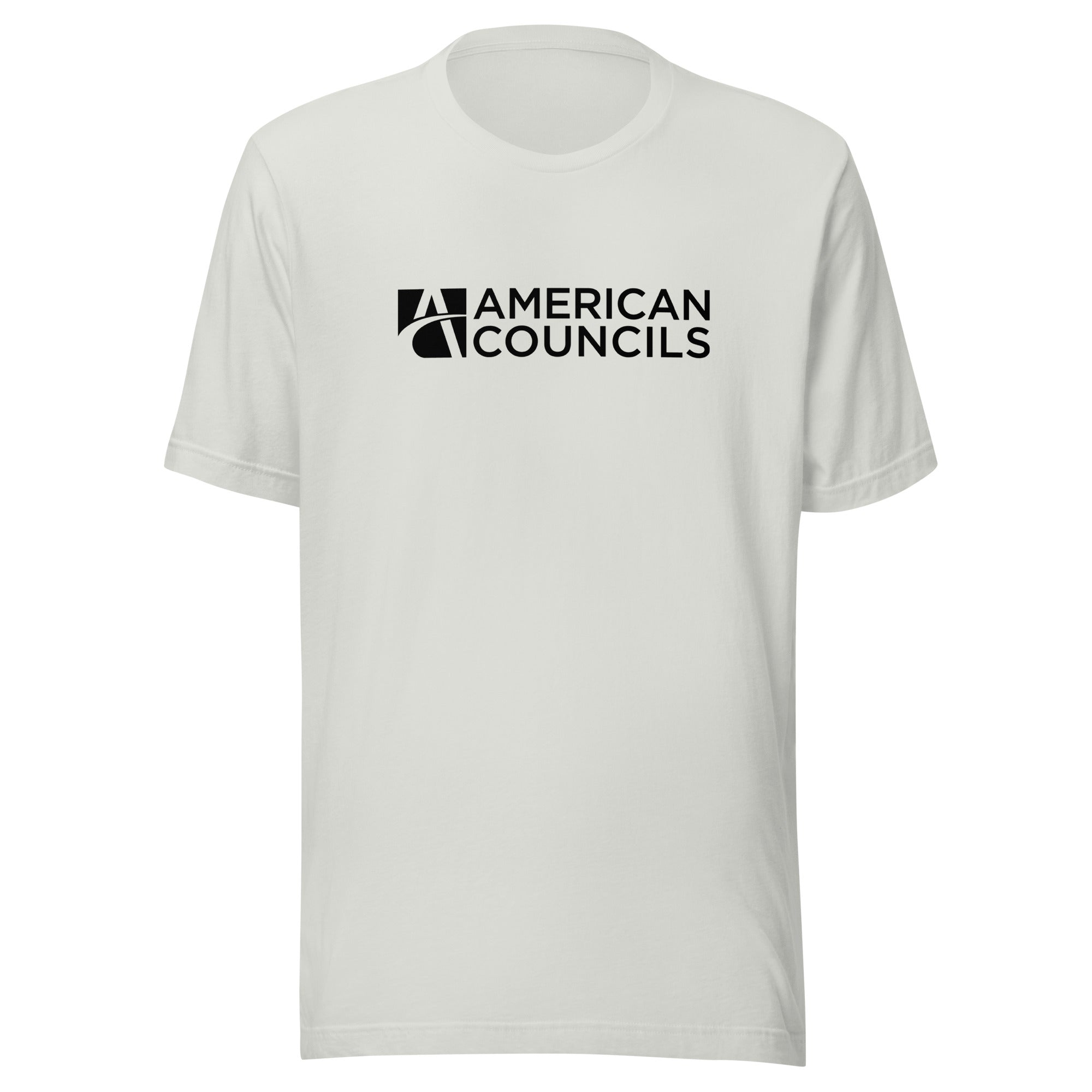 American Councils Promotion T-shirt- Black Lettering