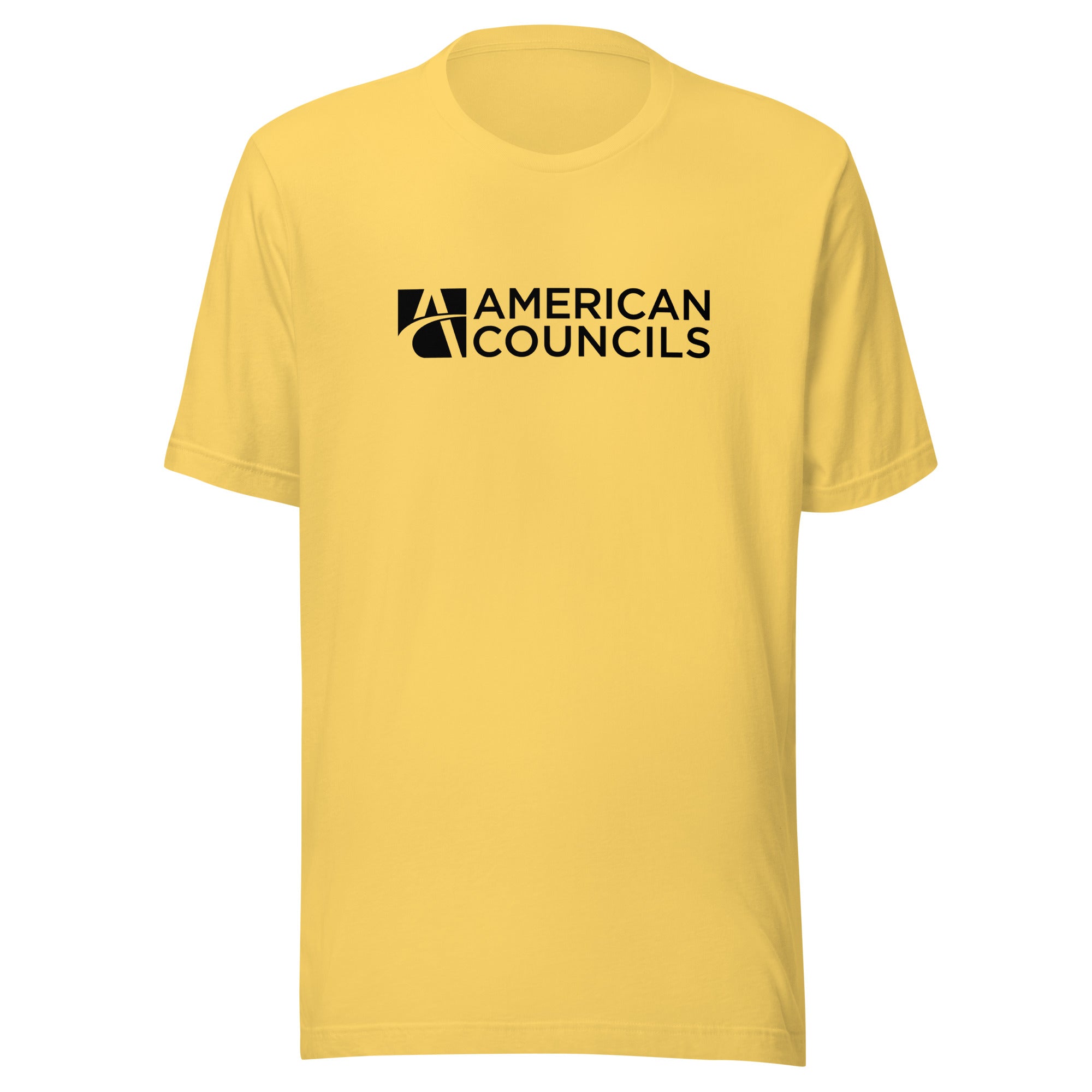 American Councils Promotion T-shirt- Black Lettering