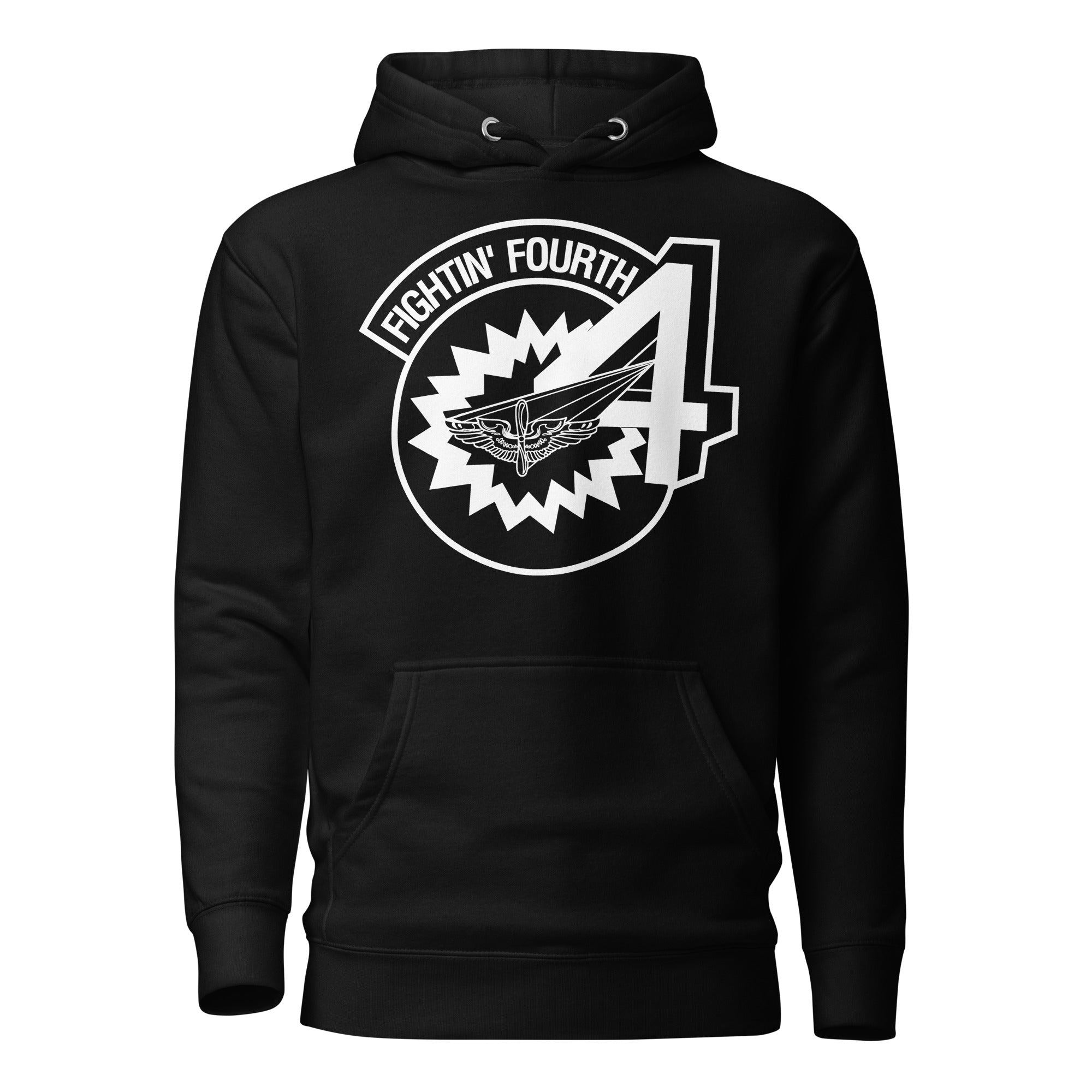 Squadron 4: Fightin’ Fourth Hoodie- White