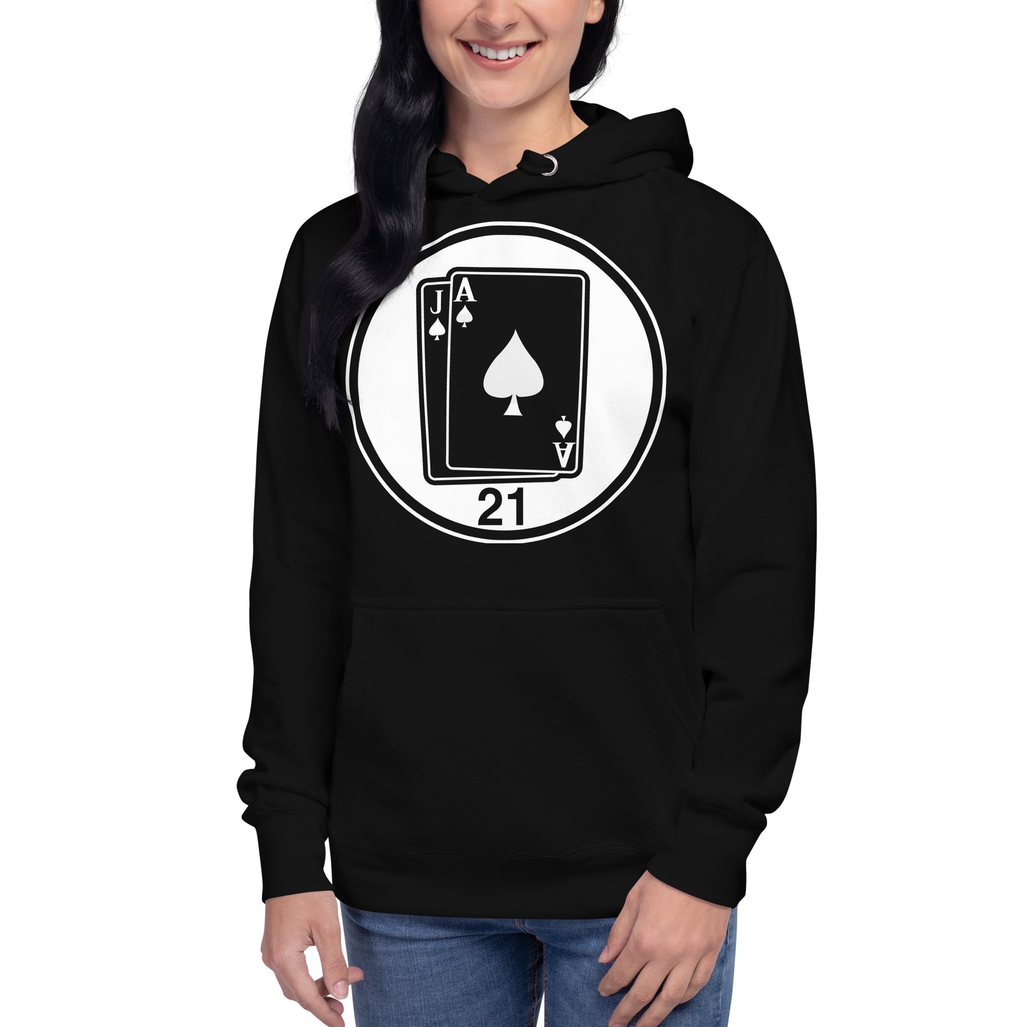 Squadron 21: Blackjacks Hoodie- White