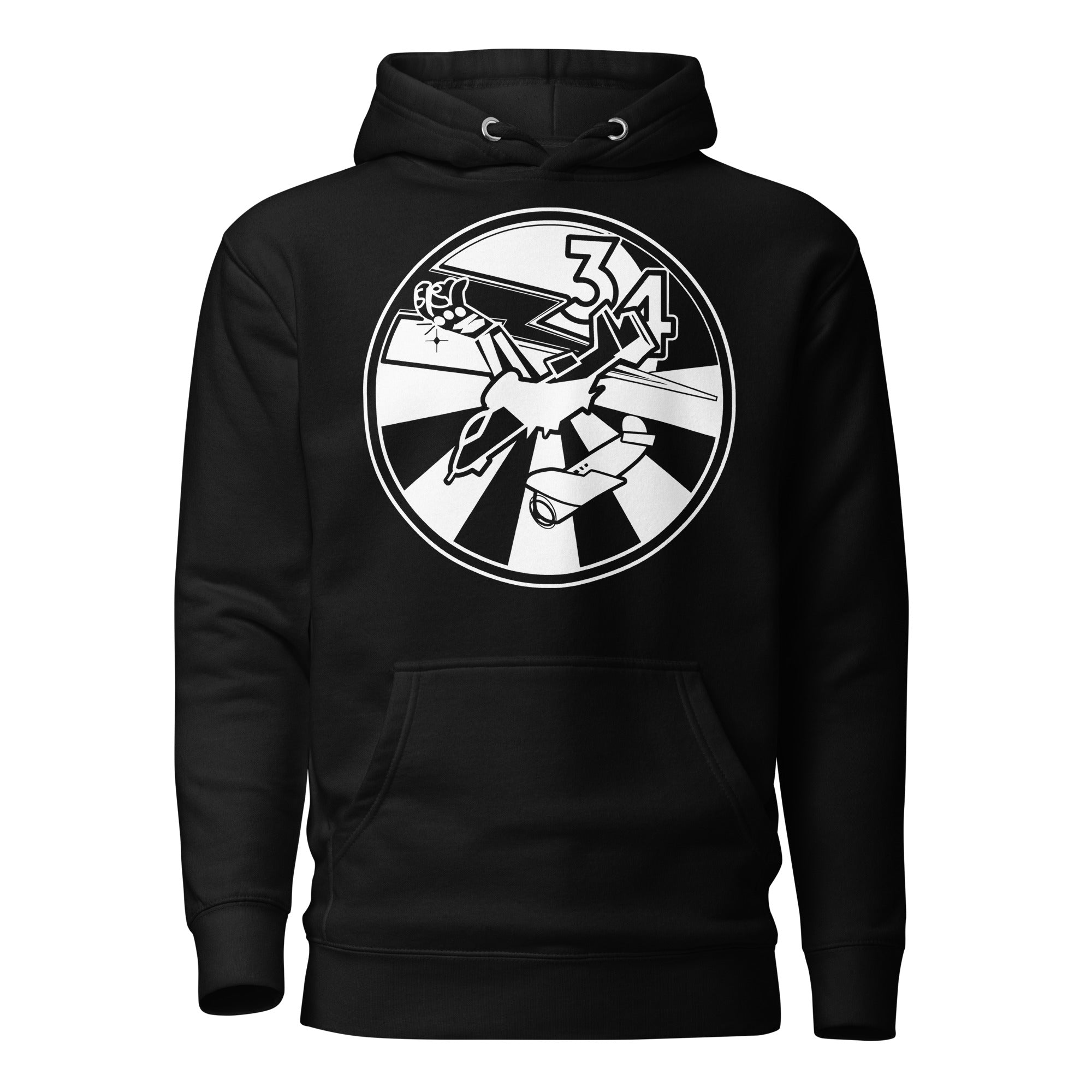 Squadron 34: Loose Hawgs Hoodie- White