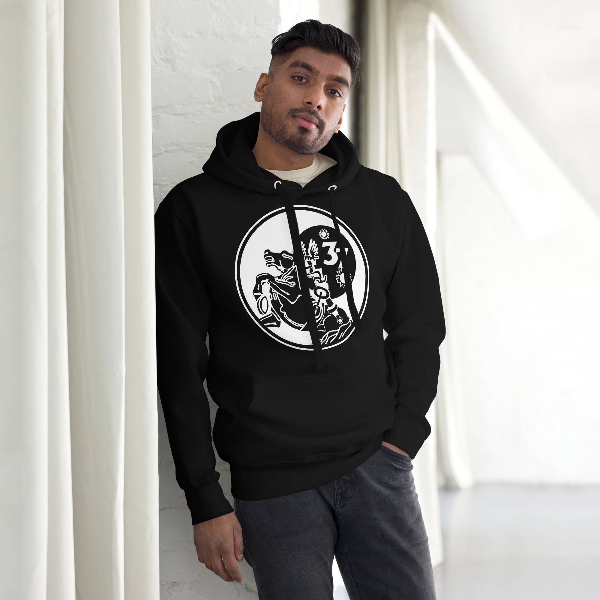 Squadron 37: Animalistic Skyraiders Hoodie- White