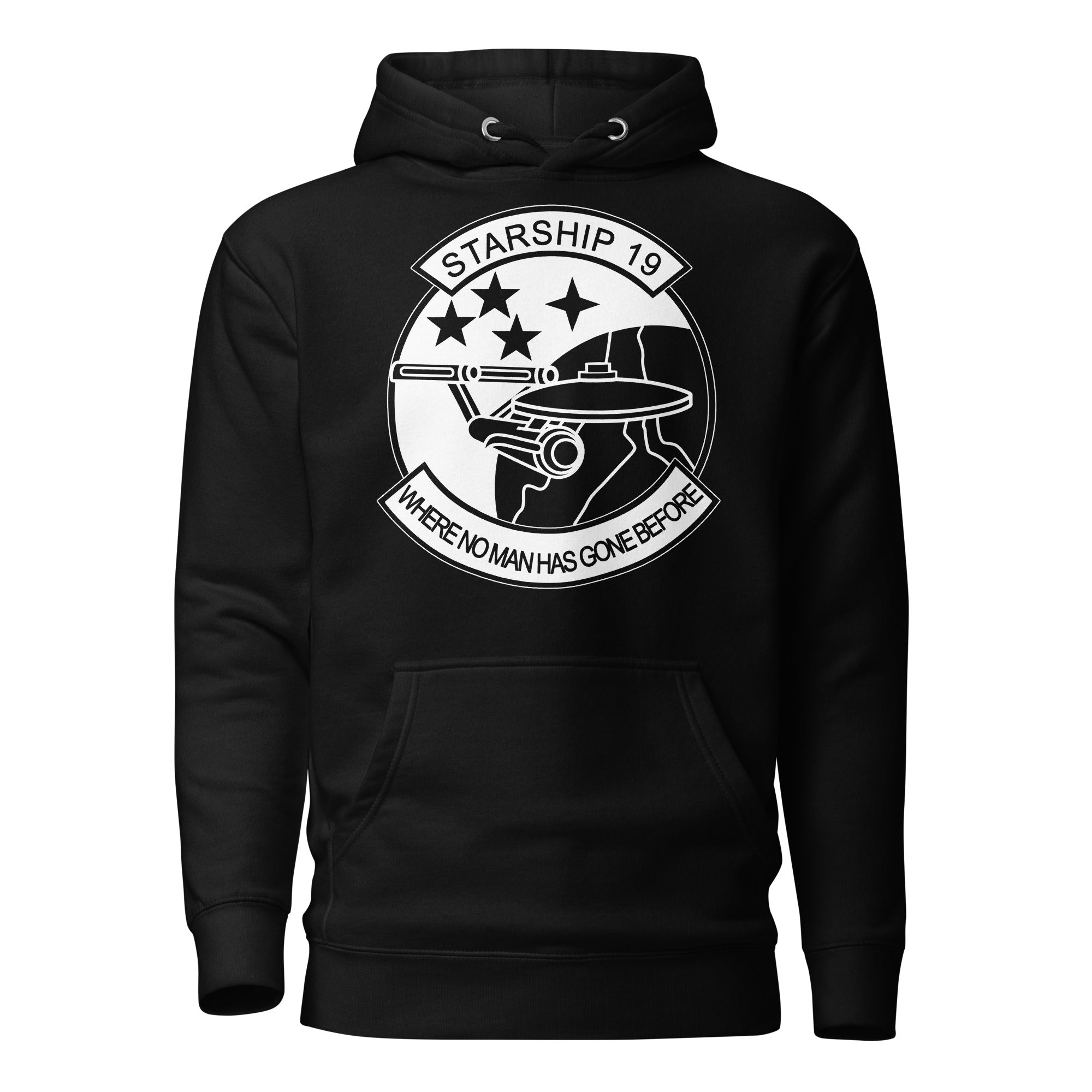 Squadron 19B: Starship Hoodie- White