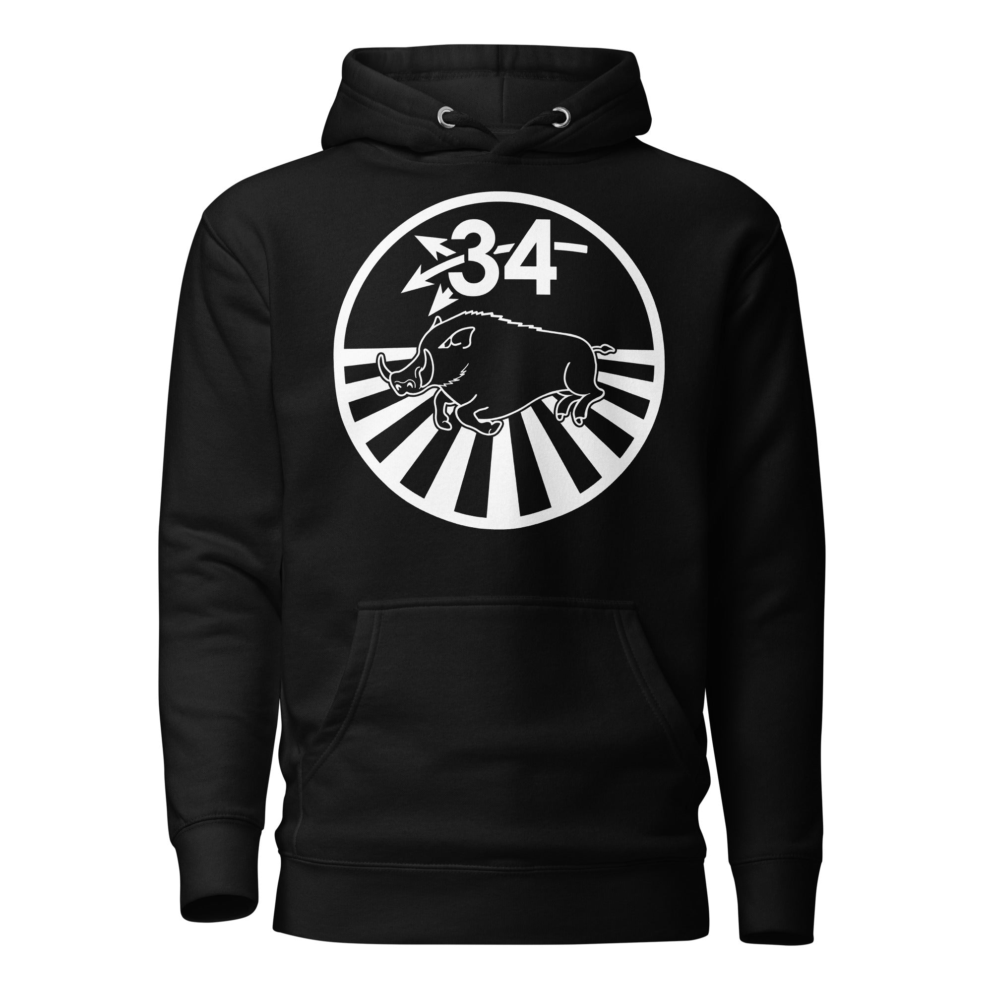 Squadron 34B: Loose Hawgs Hoodie- White