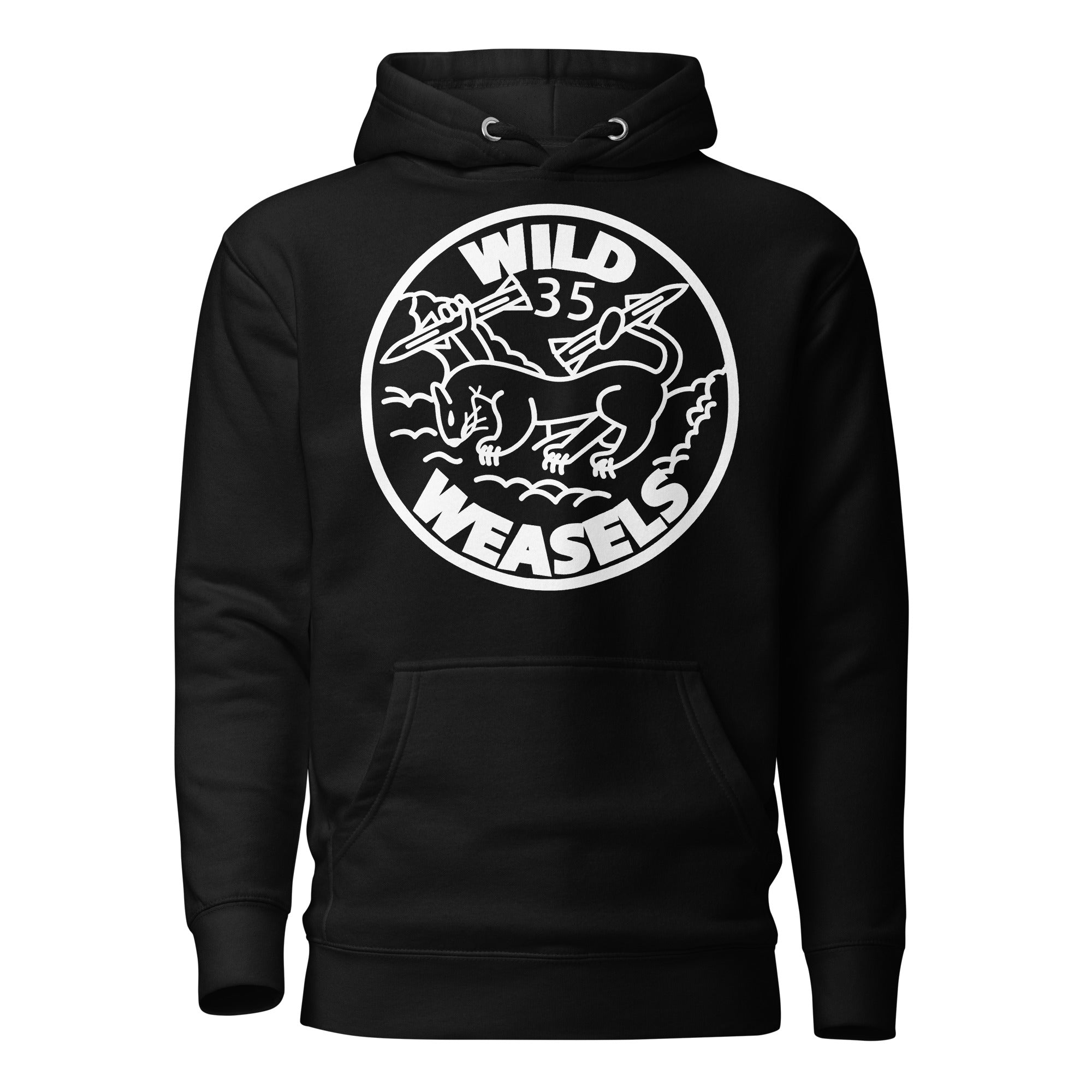 Squadron 35B: Wild Weasels Hoodie- White