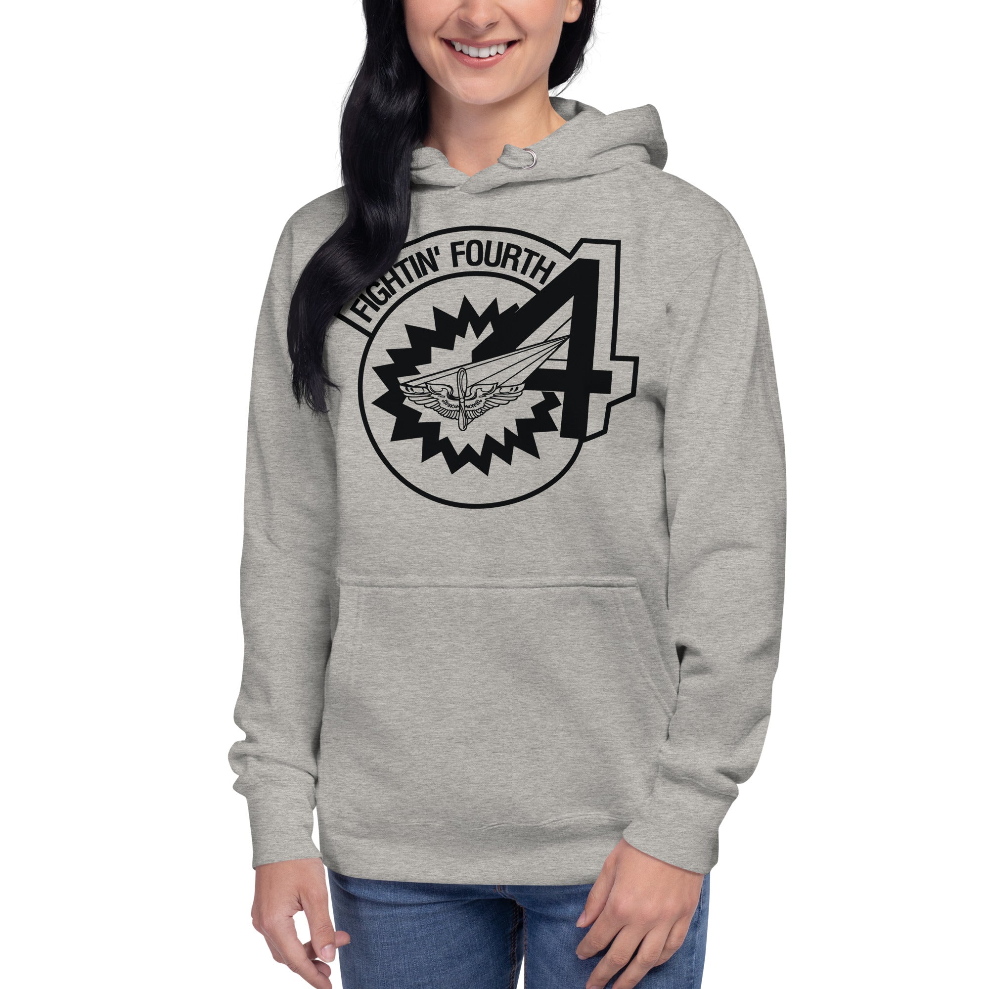 Squadron 4: Fightin’ Fourth Hoodie- Black