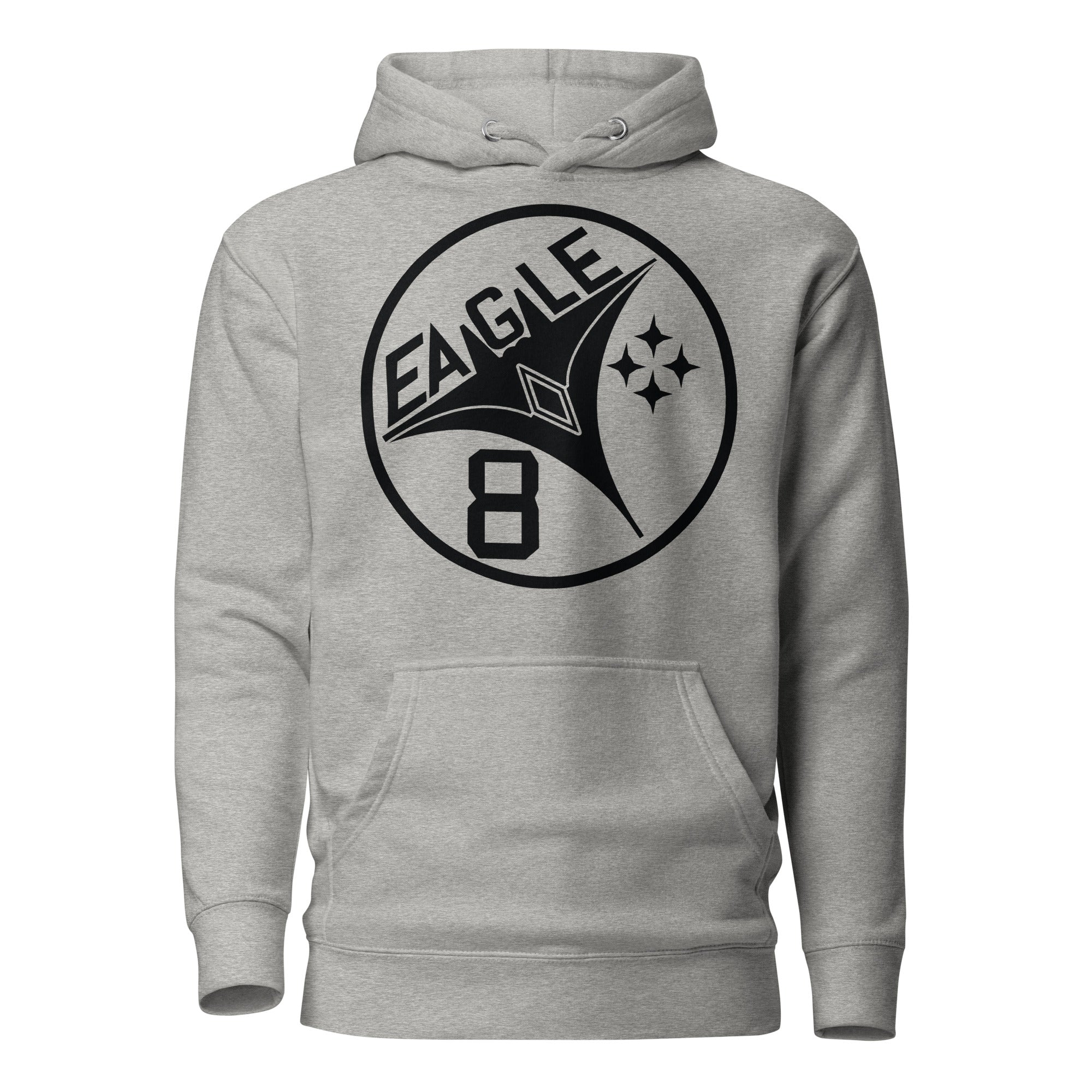 Squadron 8: Eagle Eight Hoodie- Black