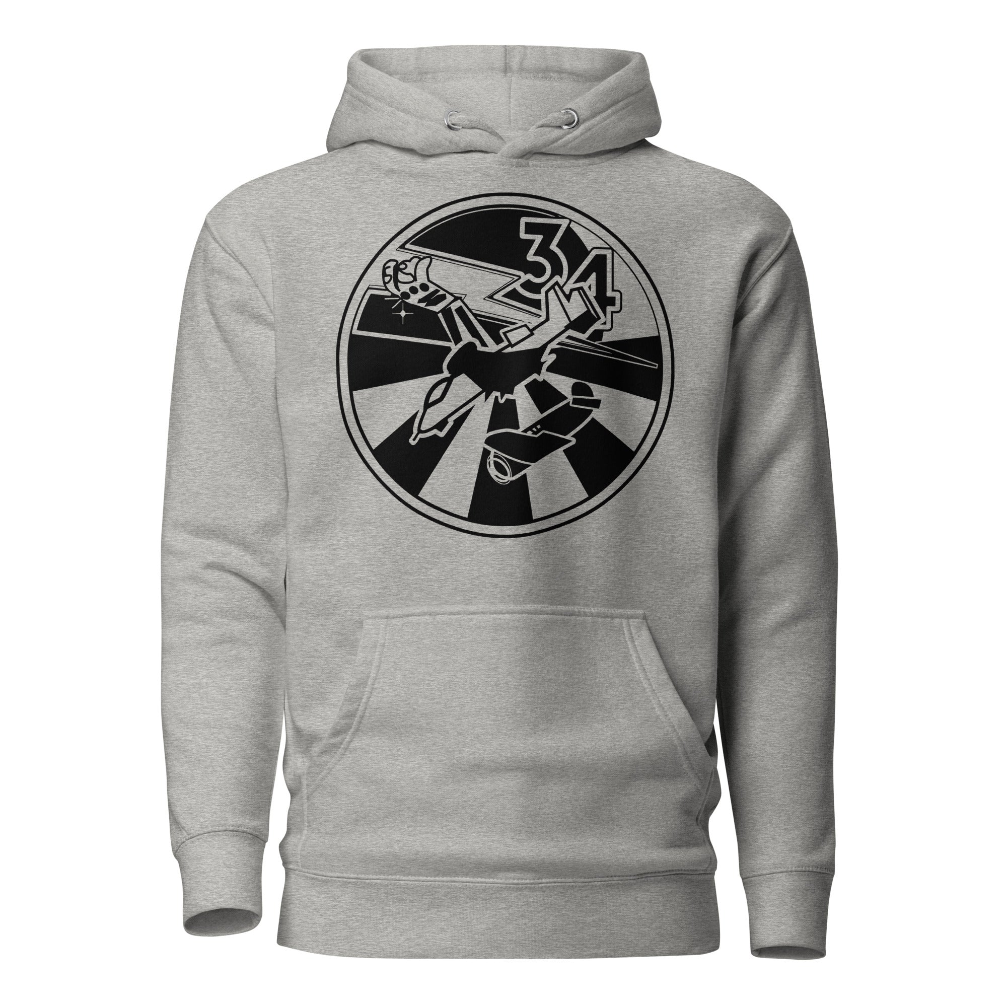 Squadron 34: Loose Hawgs Hoodie - Black