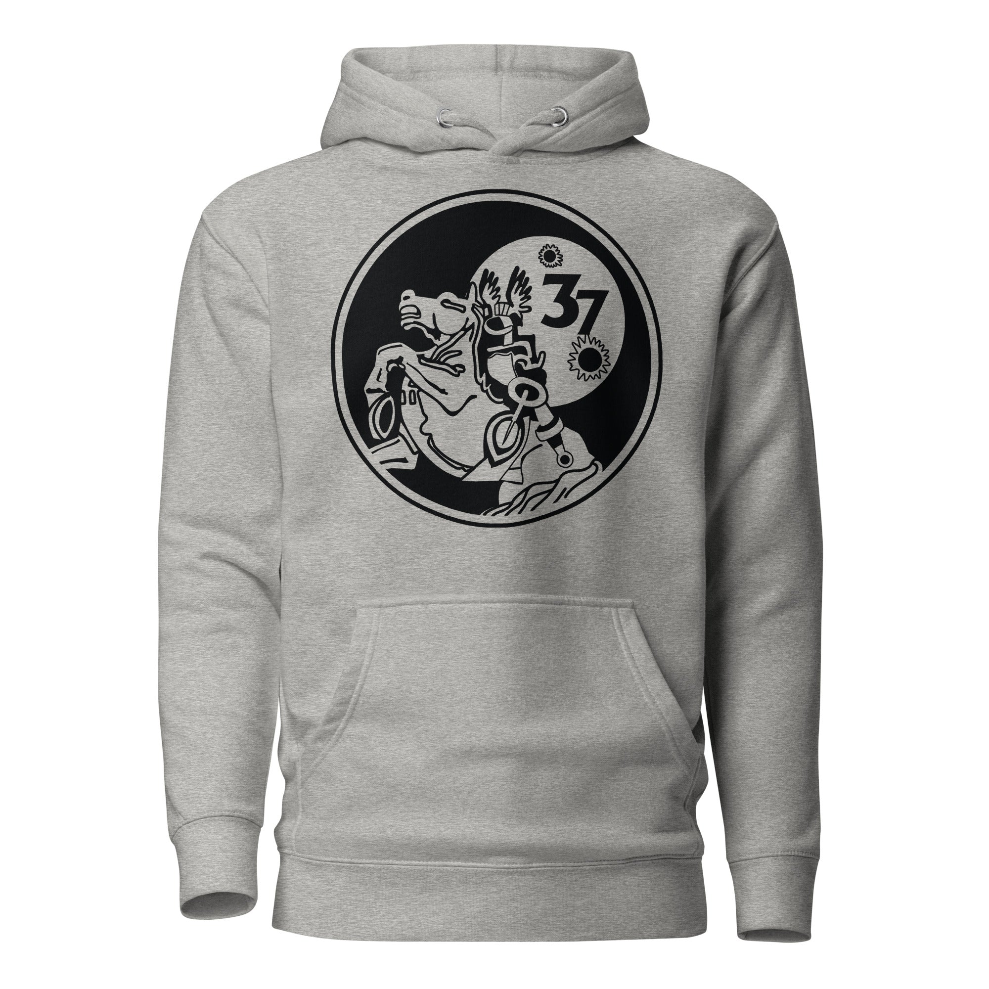 Squadron 37: Animalistic Skyraiders Hoodie - Black