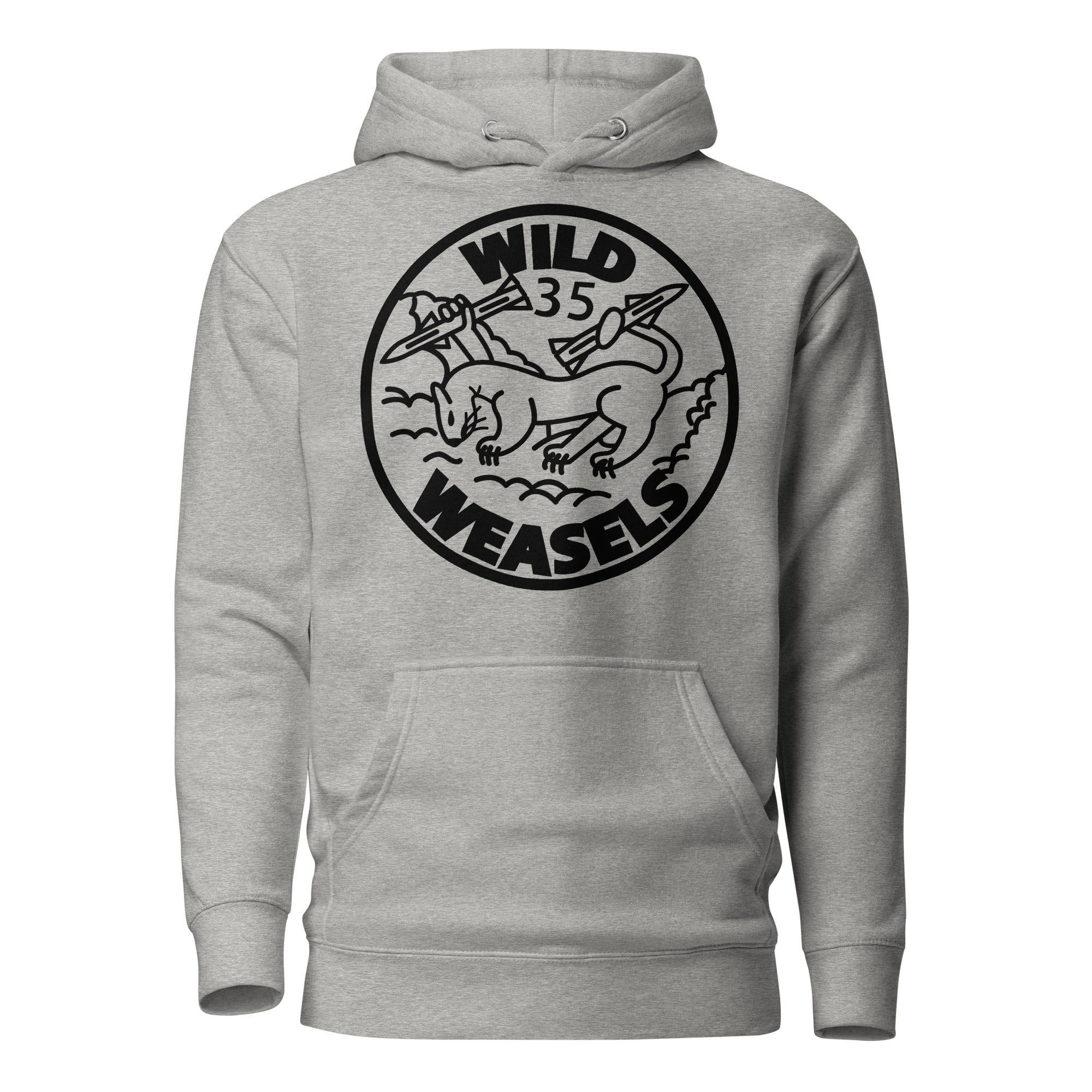 Squadron 35B: Wild Weasels Hoodie- Black