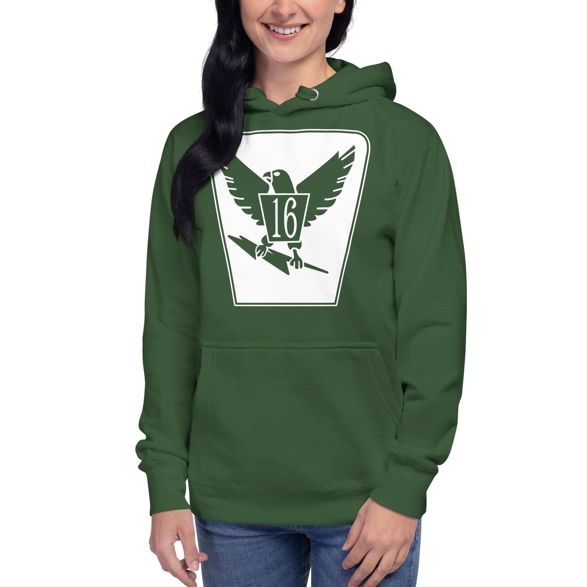 Squadron 16: Chicken Hawks Hoodie- White