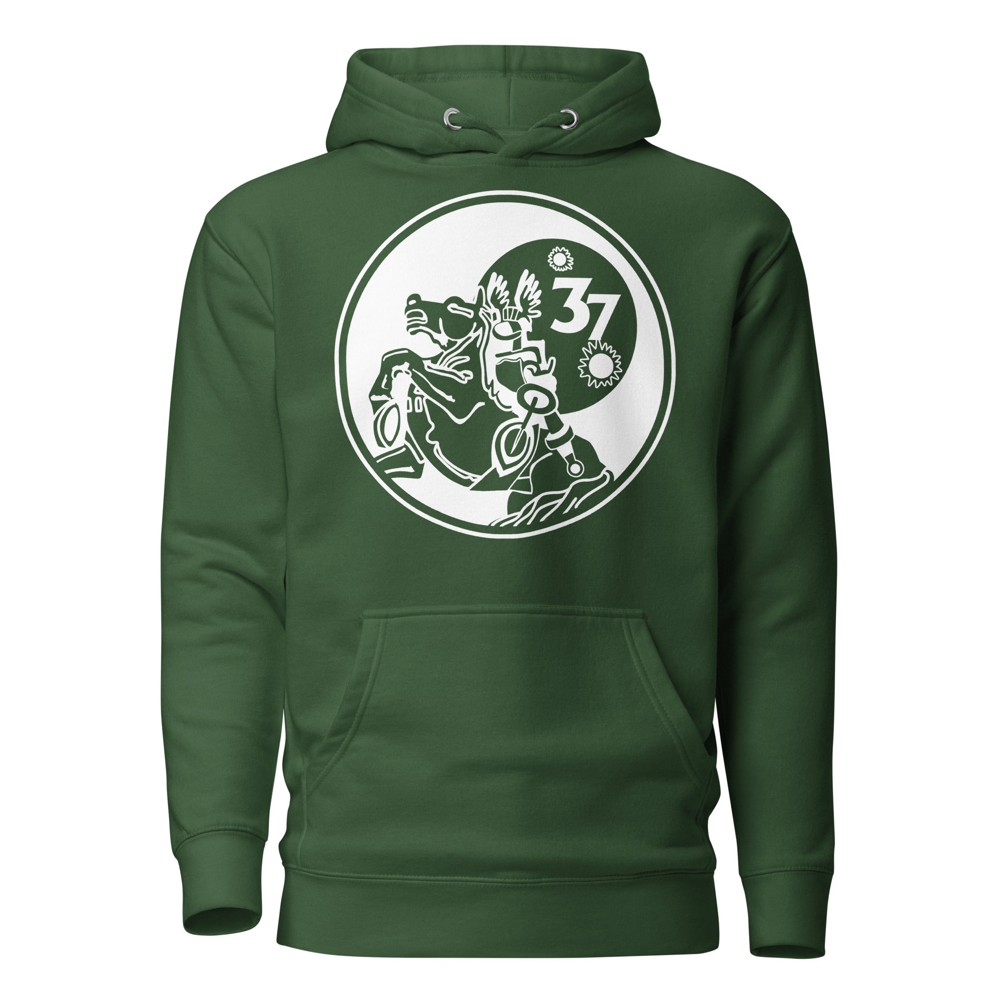 Squadron 37: Animalistic Skyraiders Hoodie- White