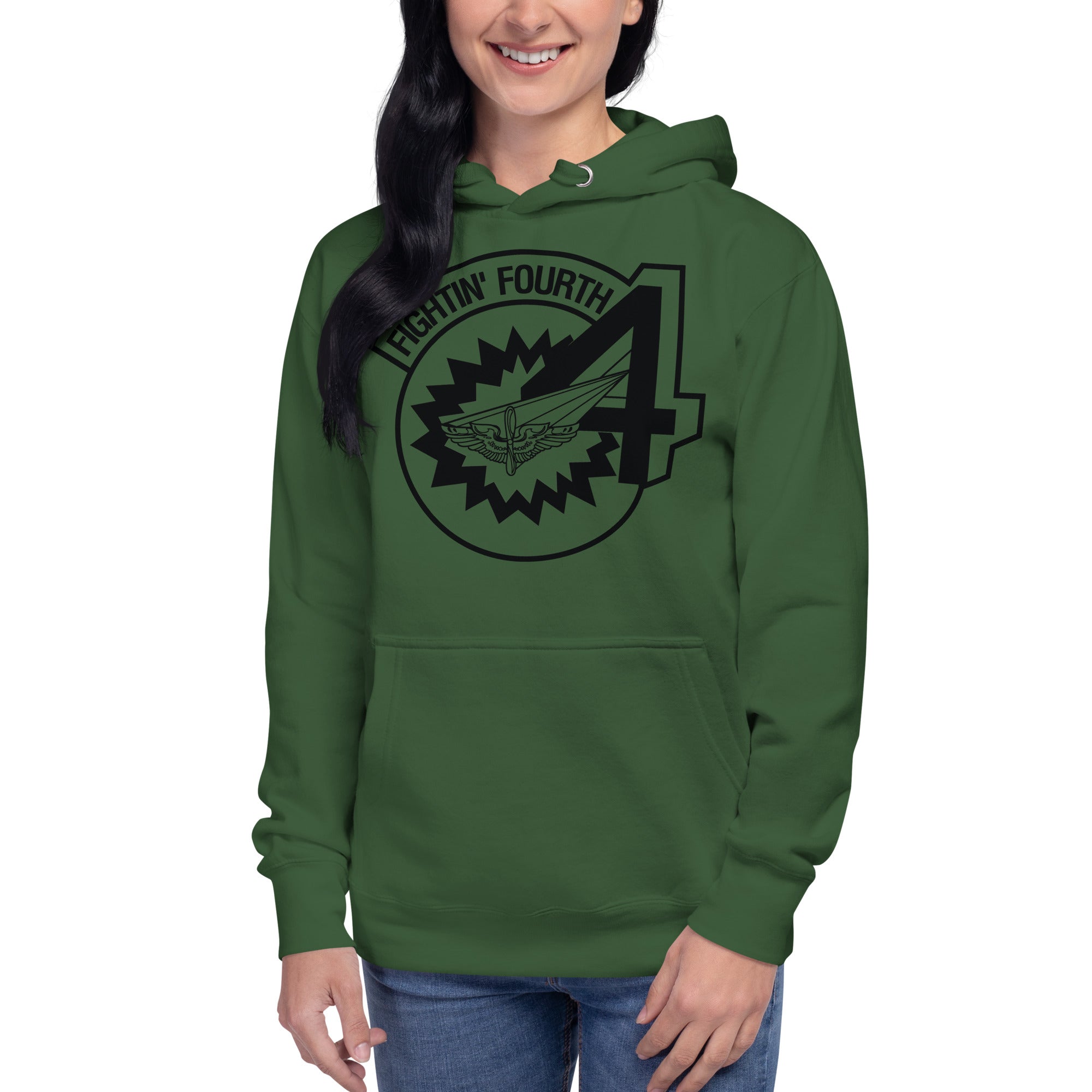 Squadron 4: Fightin’ Fourth Hoodie- Black