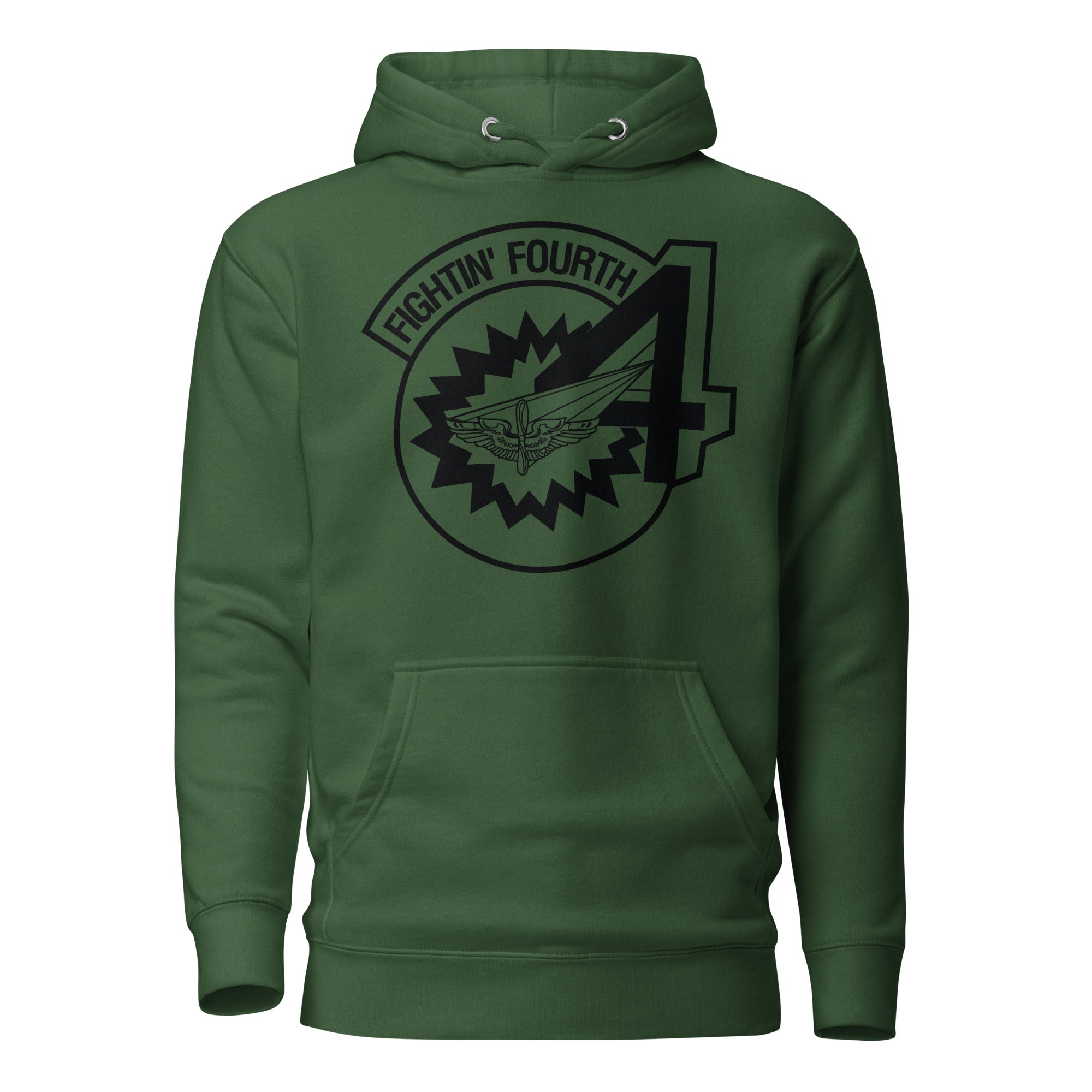 Squadron 4: Fightin’ Fourth Hoodie- Black