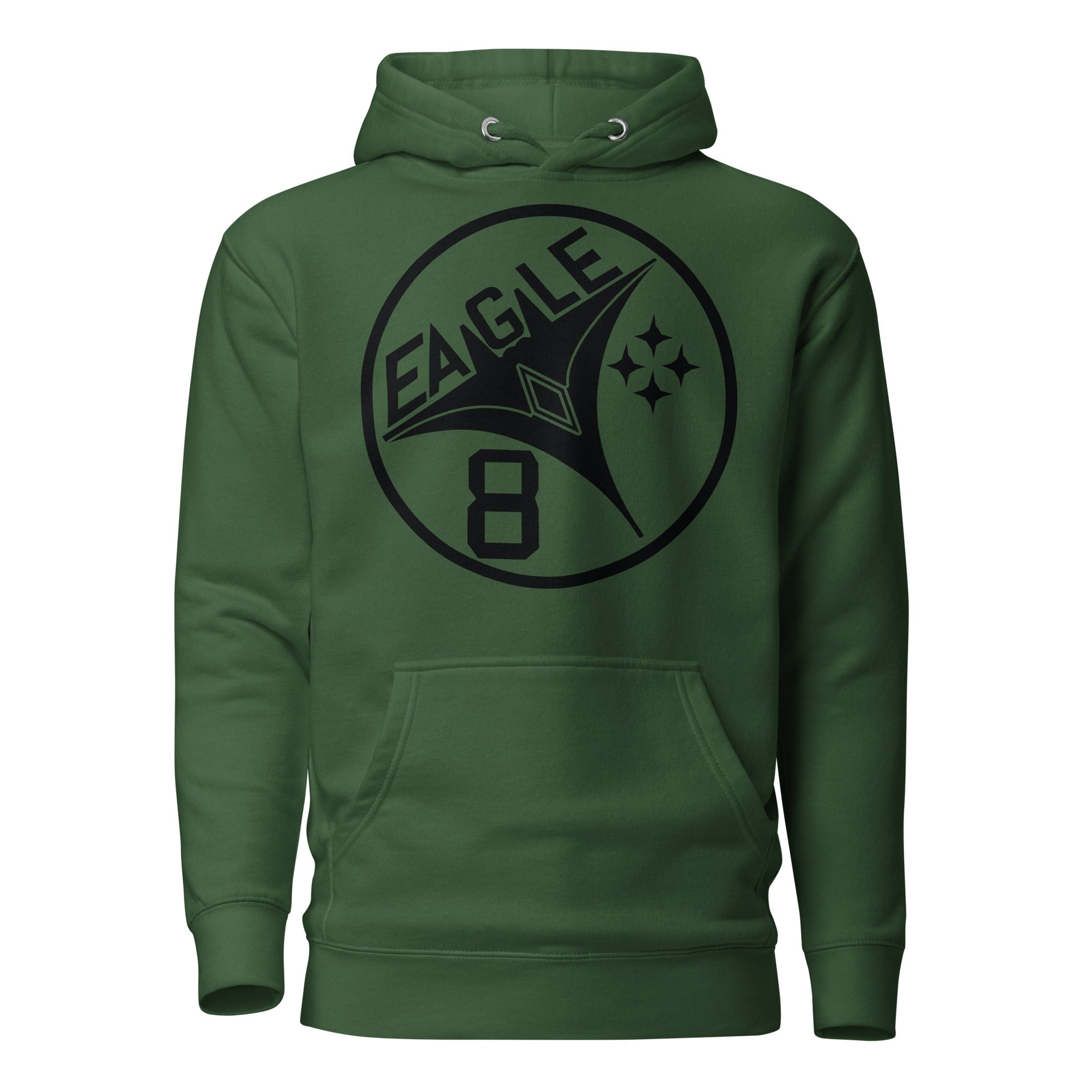 Squadron 8: Eagle Eight Hoodie- Black