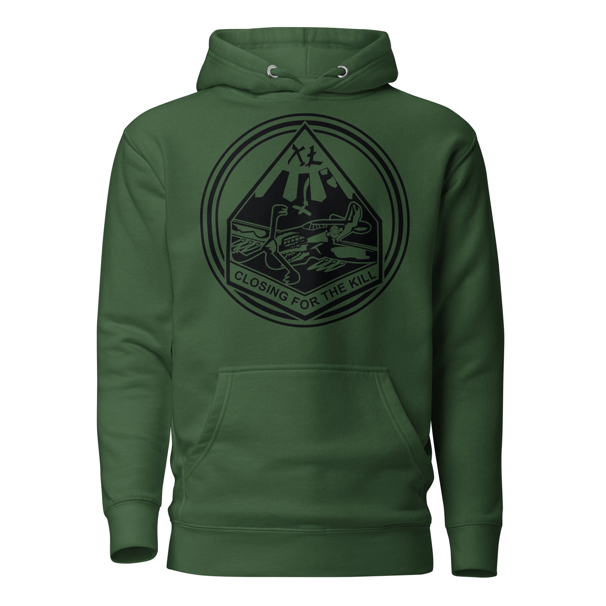 Squadron 40: Warhawks Border Hoodie - Black