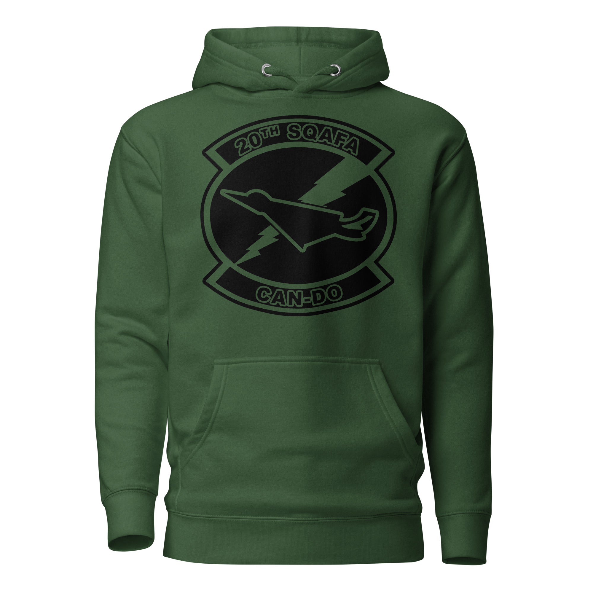 Squadron 20B: Can- Do Hoodie- Black