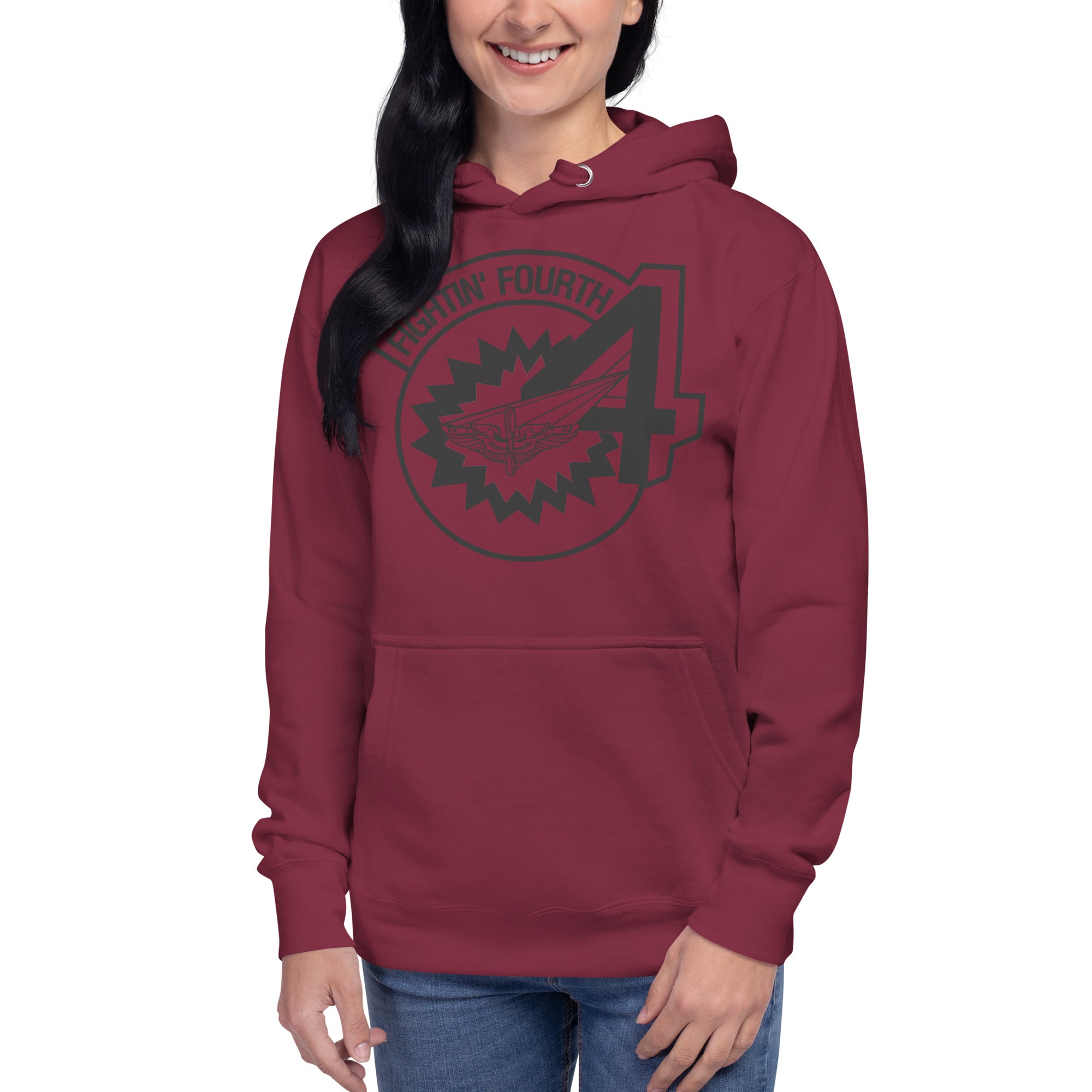 Squadron 4: Fightin’ Fourth Hoodie- Black