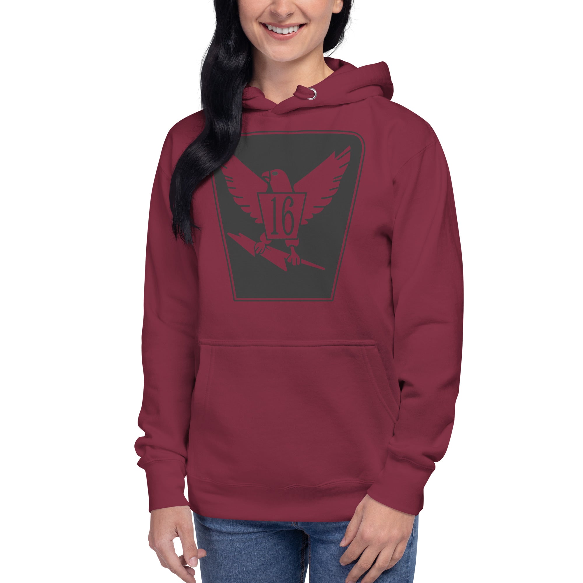 Squadron 16: Chicken Hawks Hoodie - Black