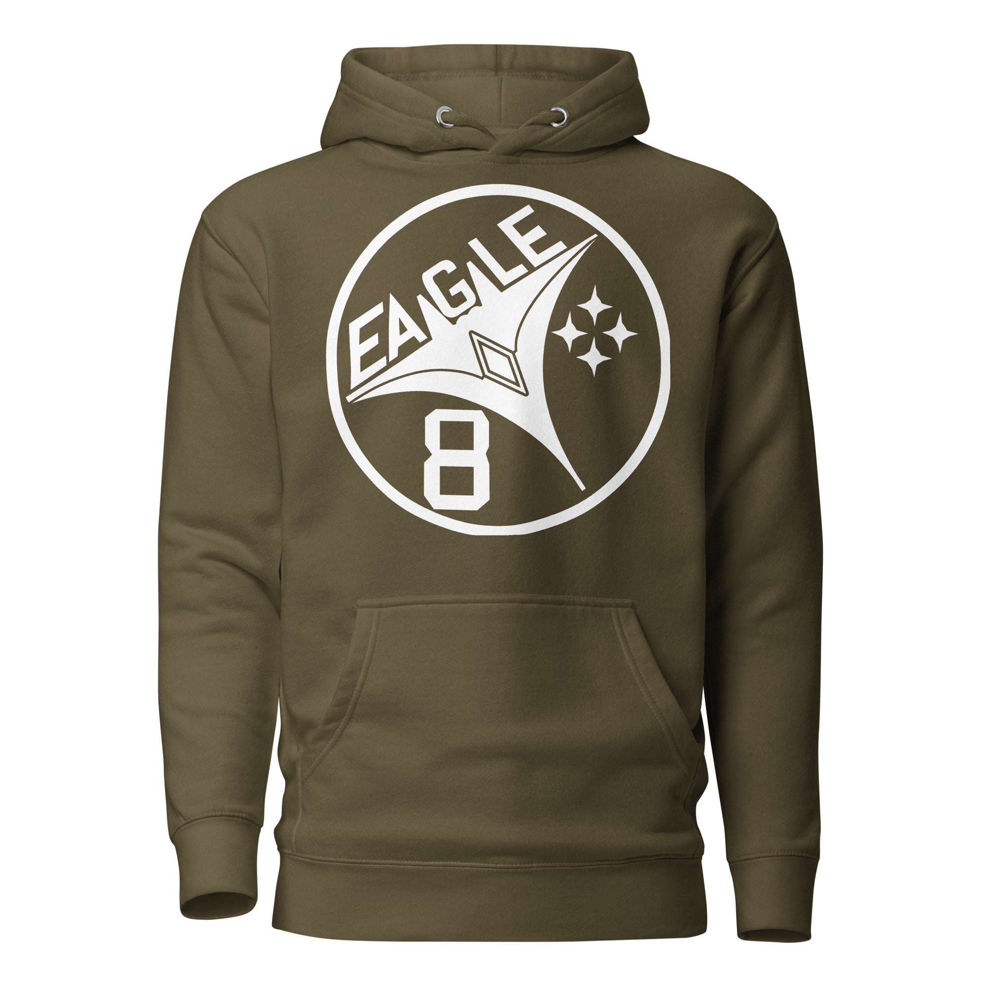 Squadron 8: Eagle Eight Hoodie- White