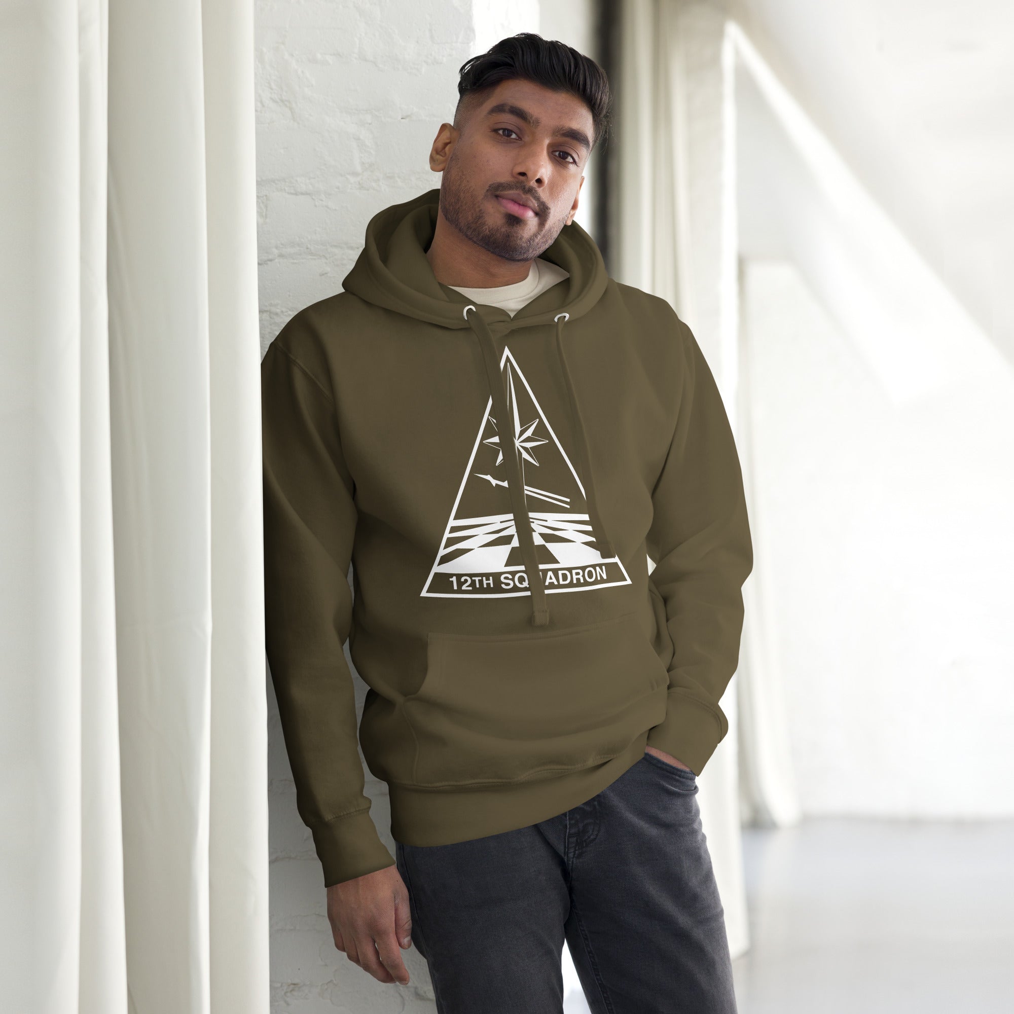 Squadron 12: Dirty Dozen Hoodie- White