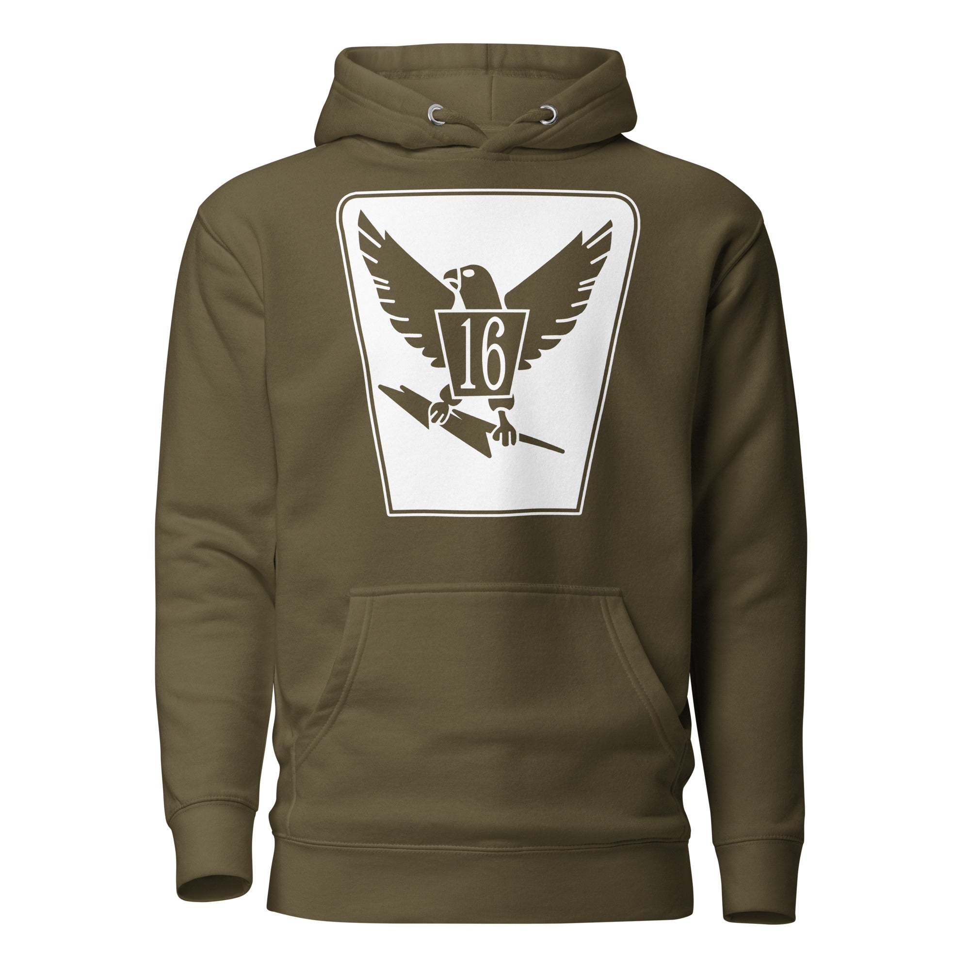 Squadron 16: Chicken Hawks Hoodie- White