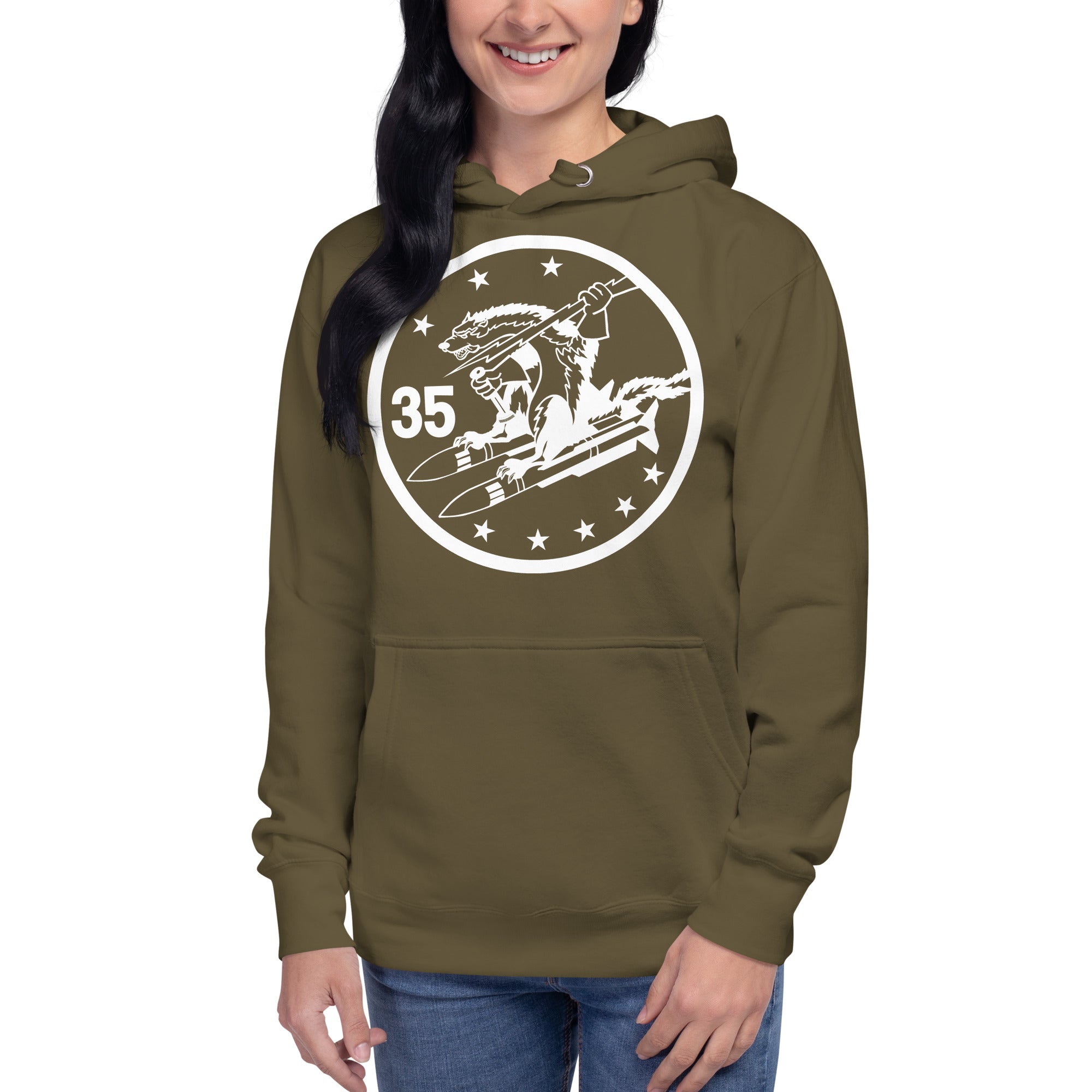 Squadron 35: Wild Weasels Hoodie- White