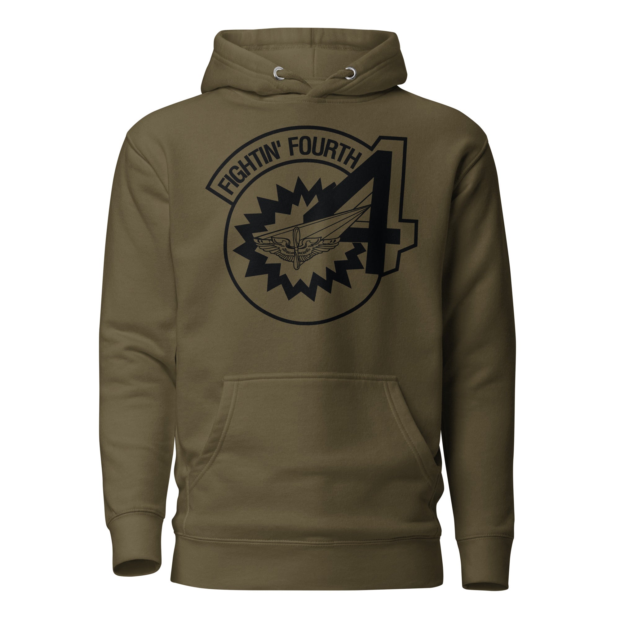 Squadron 4: Fightin’ Fourth Hoodie- Black