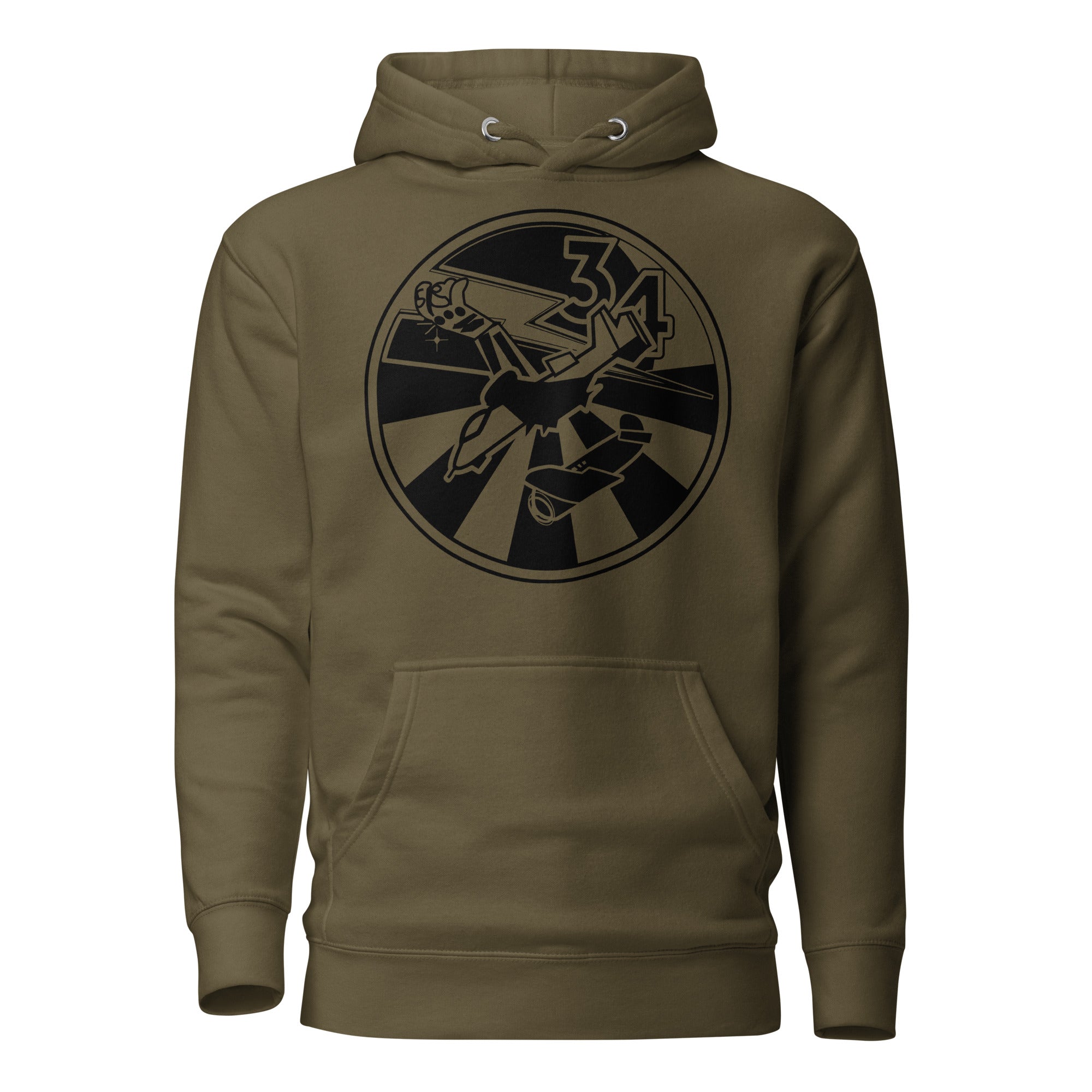 Squadron 34: Loose Hawgs Hoodie - Black