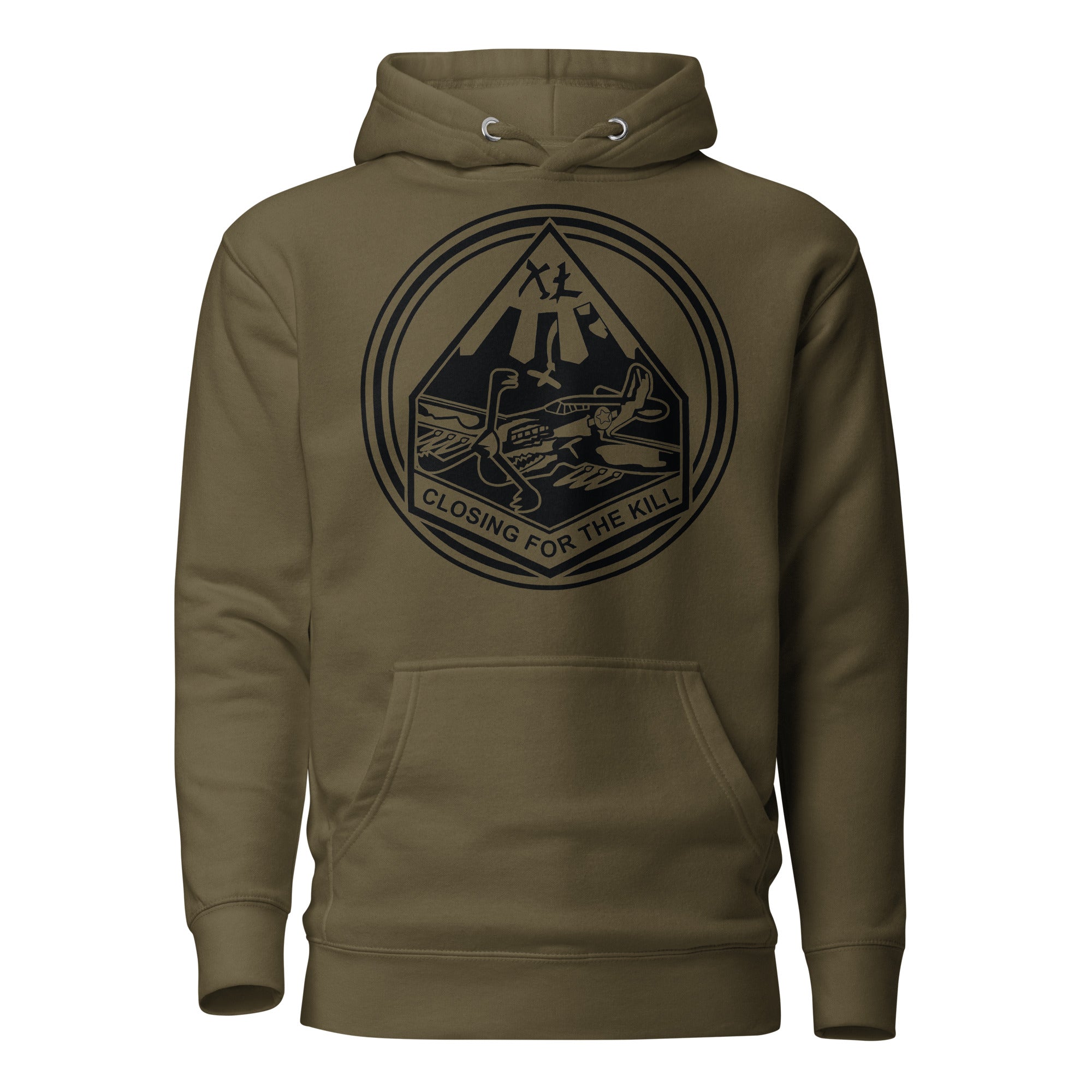 Squadron 40: Warhawks Border Hoodie - Black