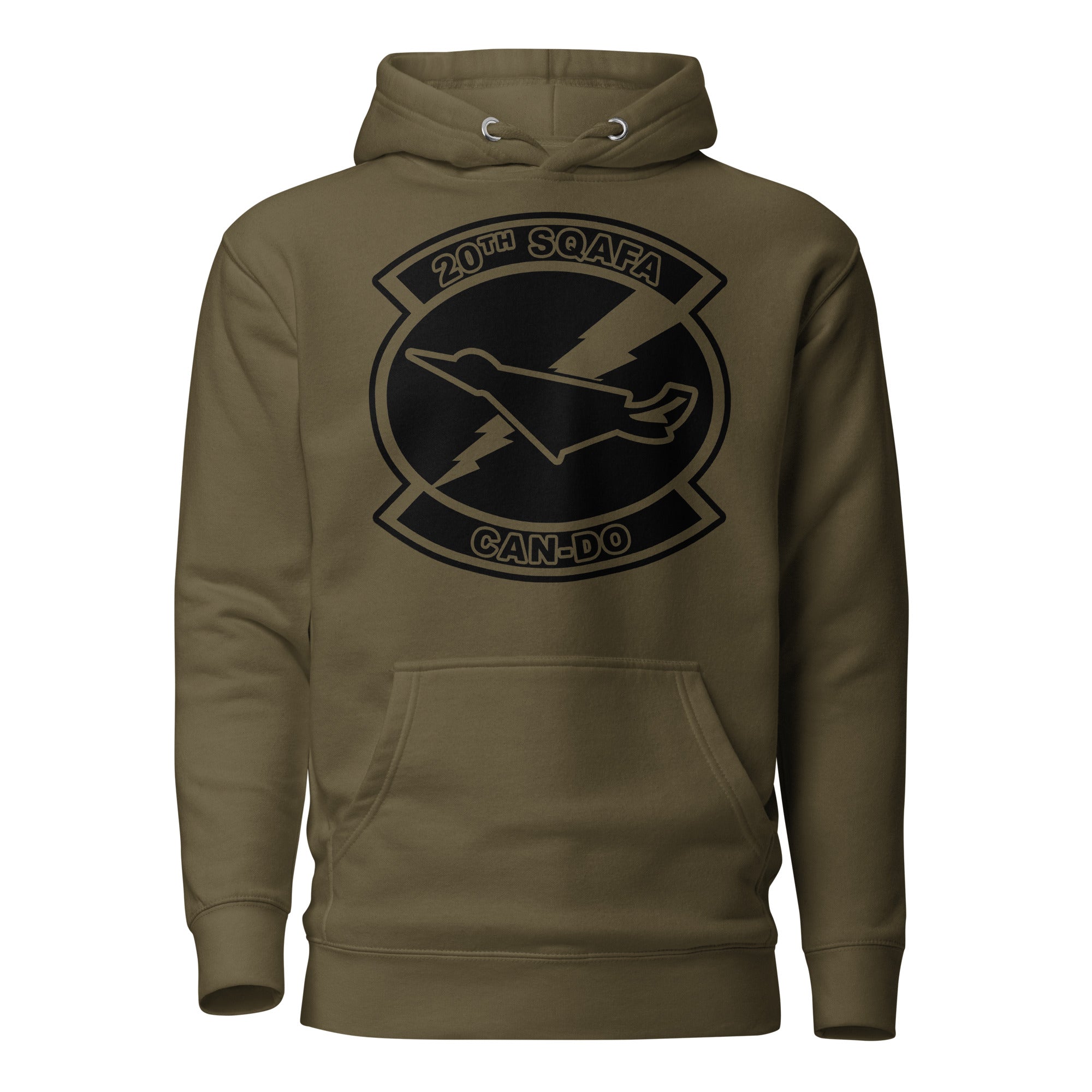 Squadron 20B: Can- Do Hoodie- Black