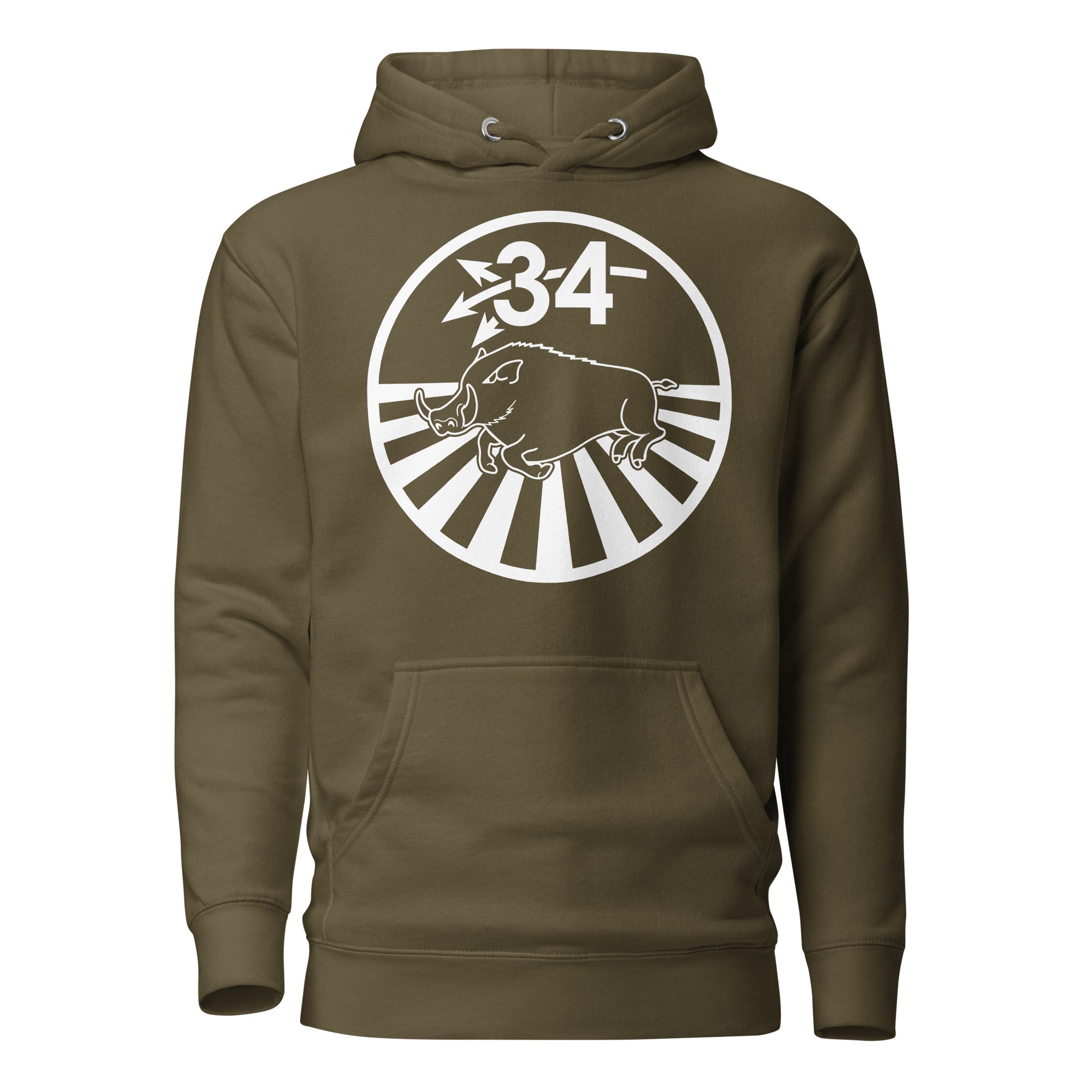 Squadron 34B: Loose Hawgs Hoodie- White