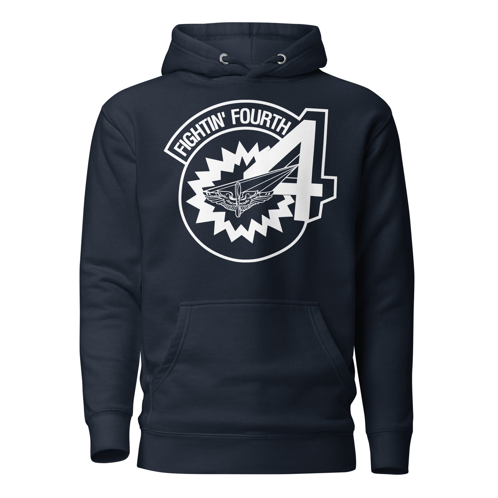 Squadron 4: Fightin’ Fourth Hoodie- White