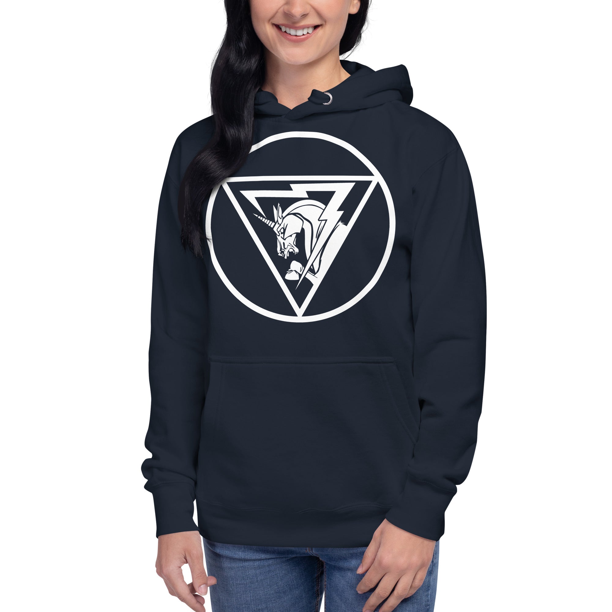 Squadron 7: Shadow Seven Border Hoodie- White