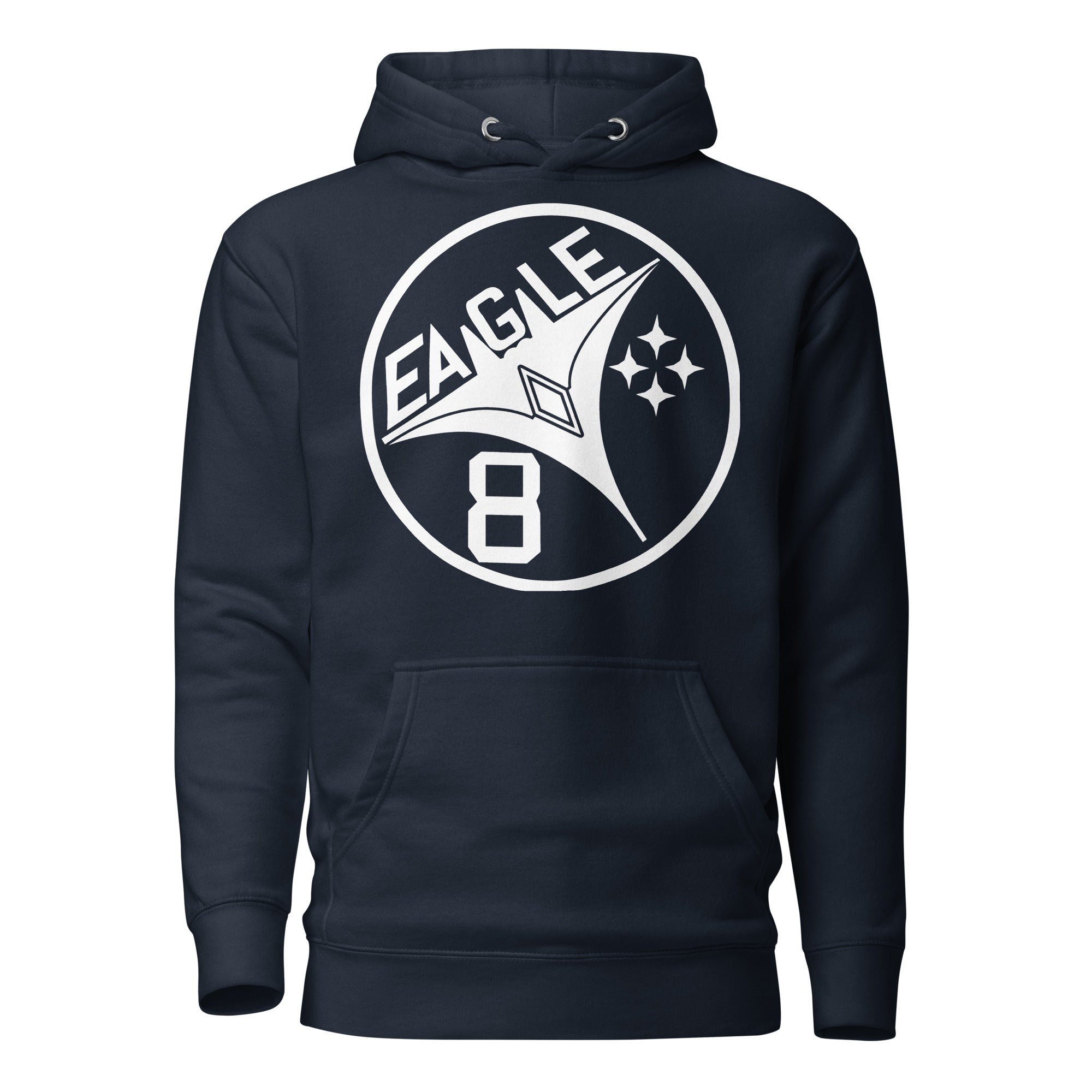 Squadron 8: Eagle Eight Hoodie- White