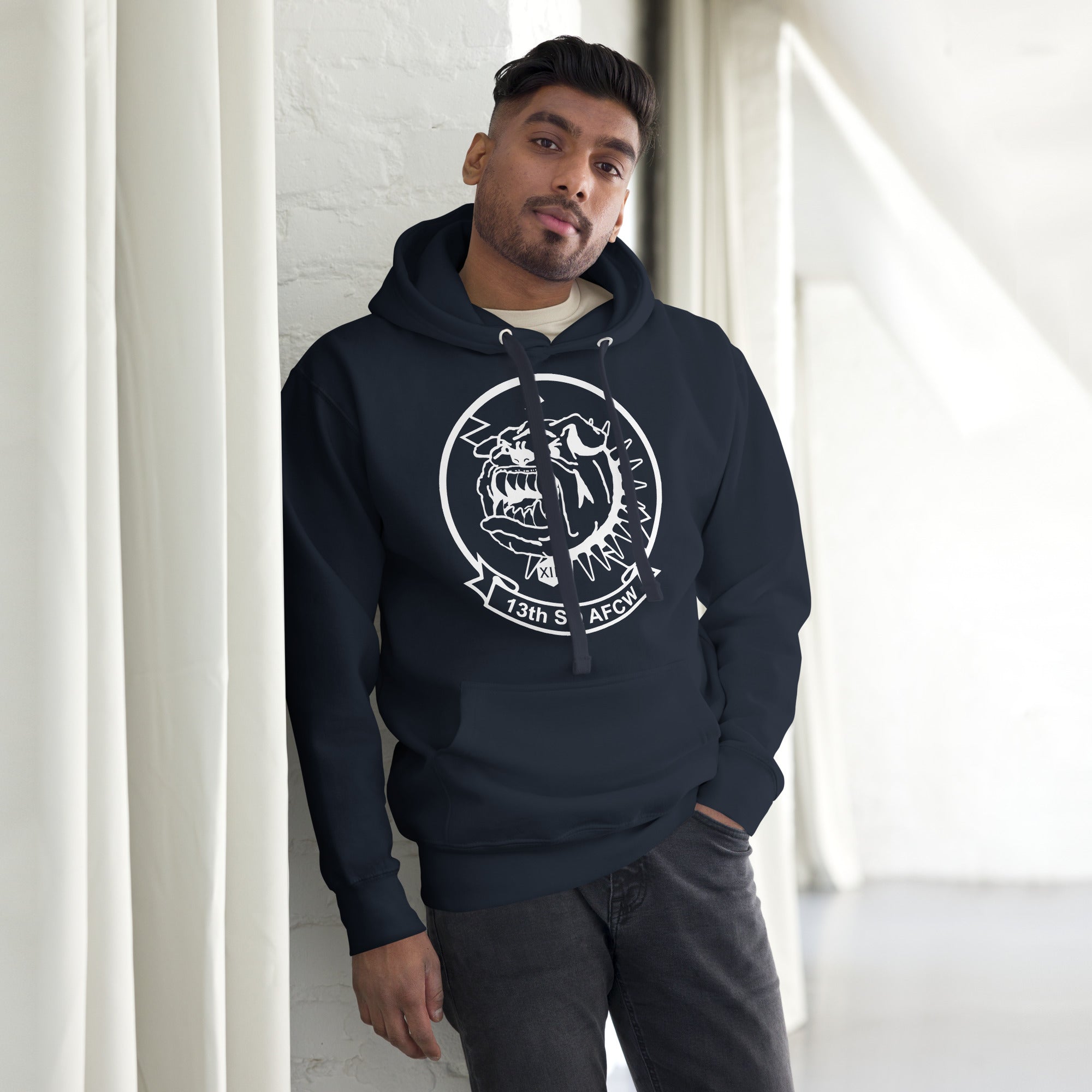 Squadron 13: Bulldawgs Hoodie- White