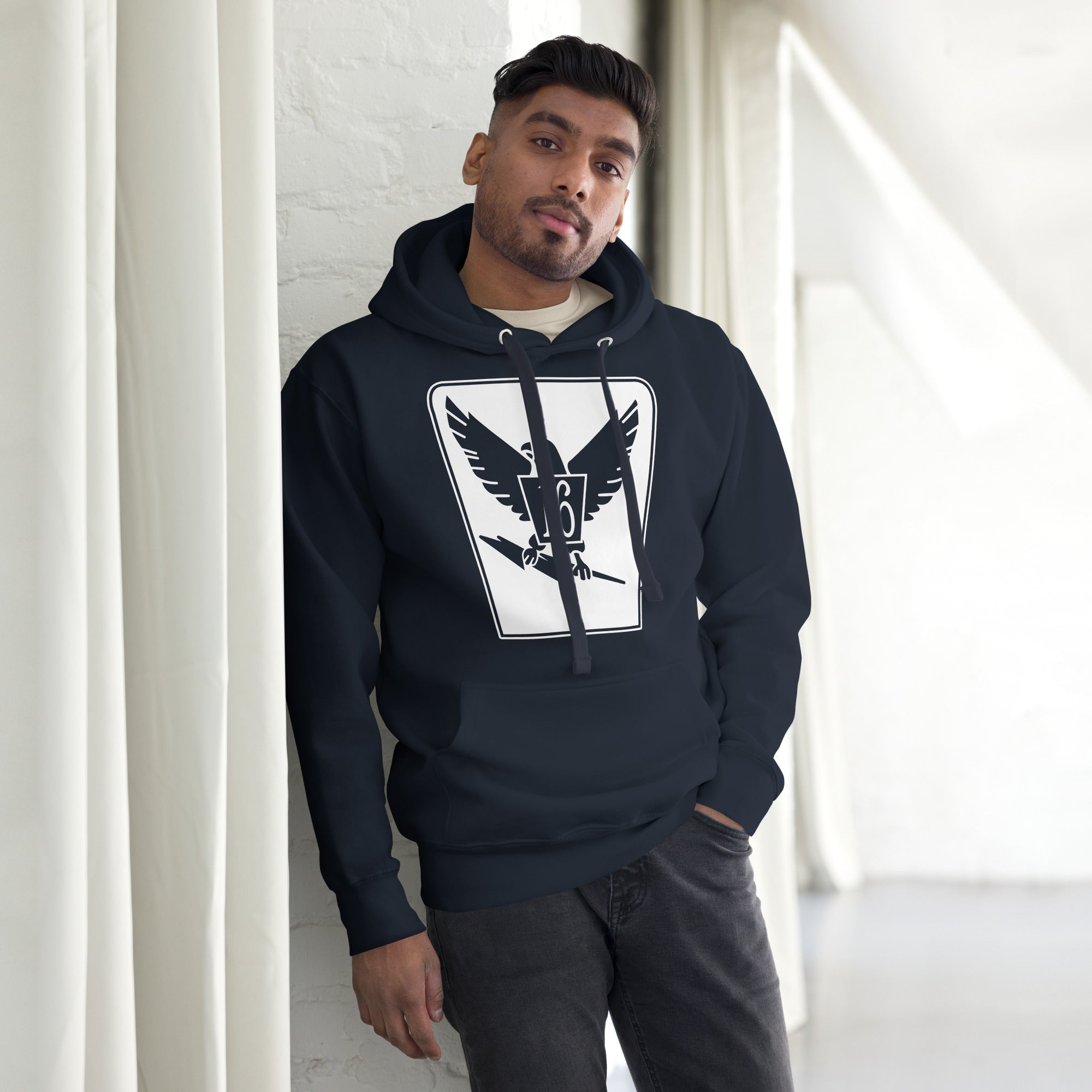 Squadron 16: Chicken Hawks Hoodie- White