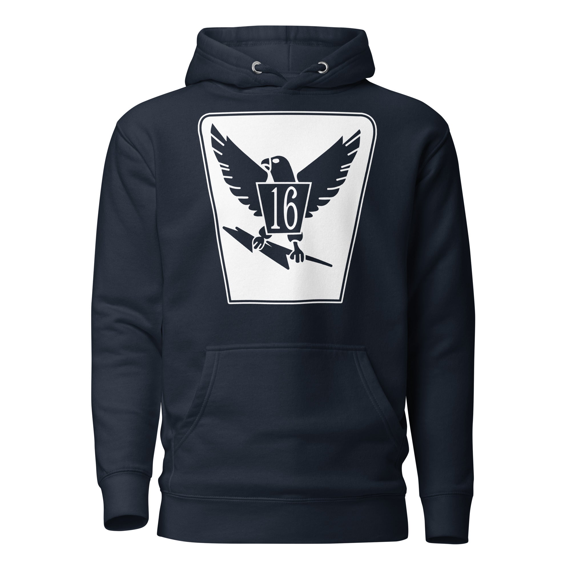 Squadron 16: Chicken Hawks Hoodie- White