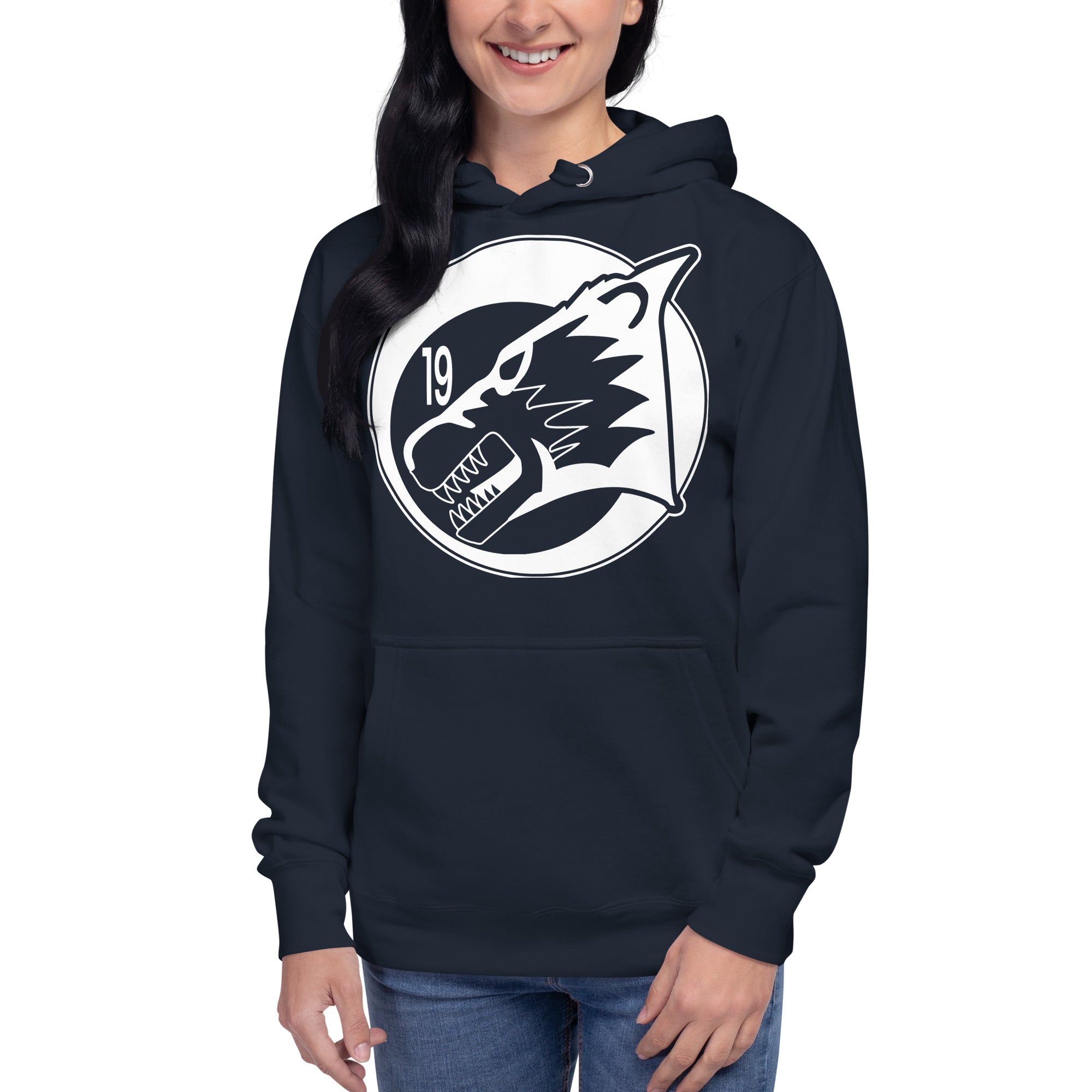 Squadron 19: Wolverines Hoodie- White