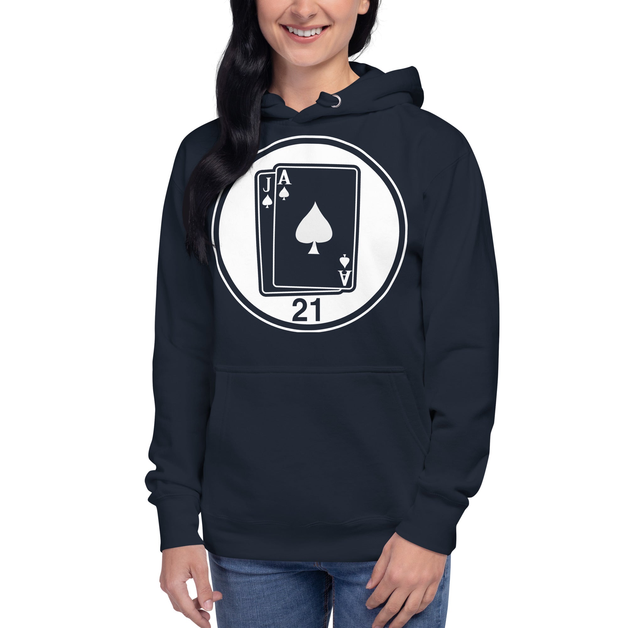 Squadron 21: Blackjacks Hoodie- White