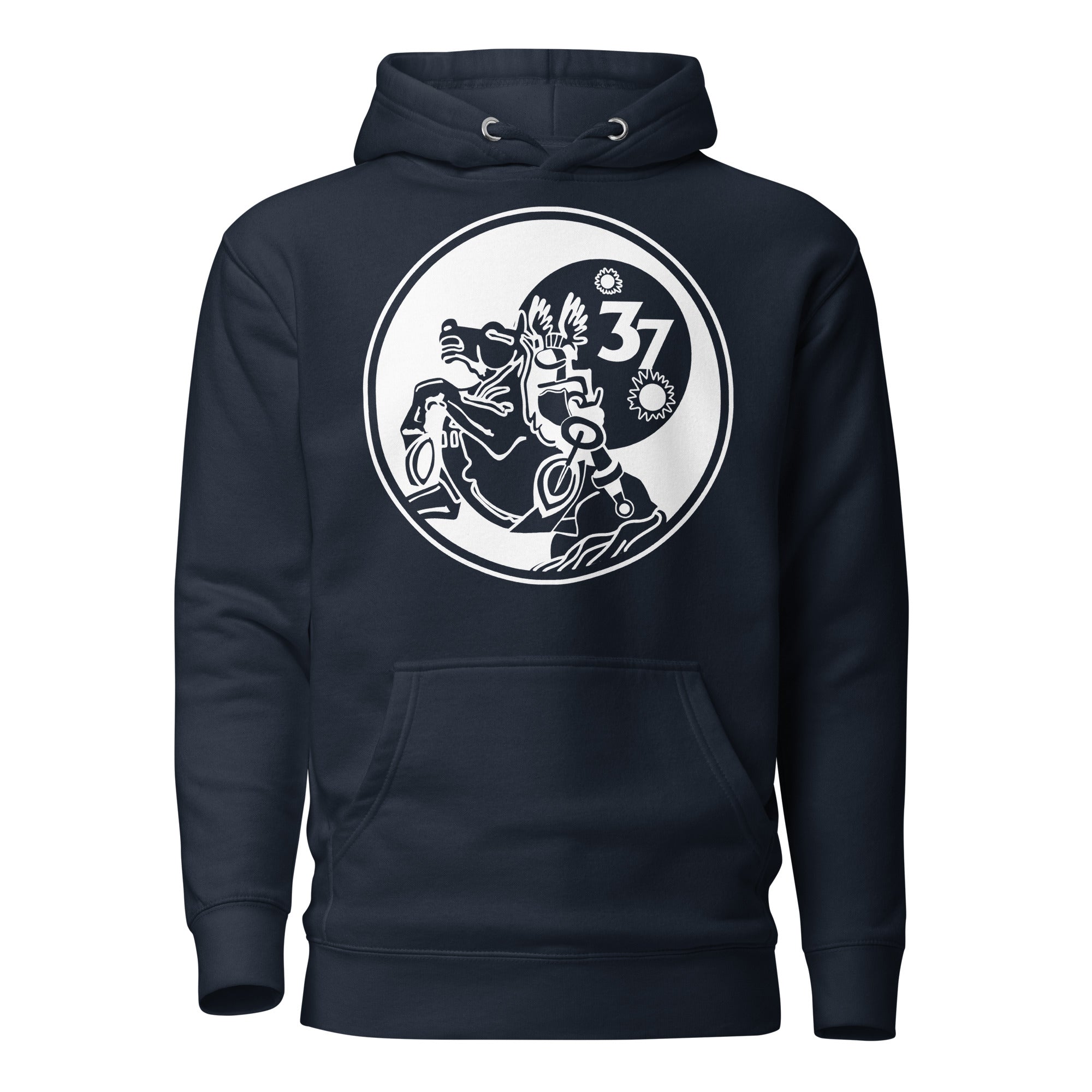 Squadron 37: Animalistic Skyraiders Hoodie- White