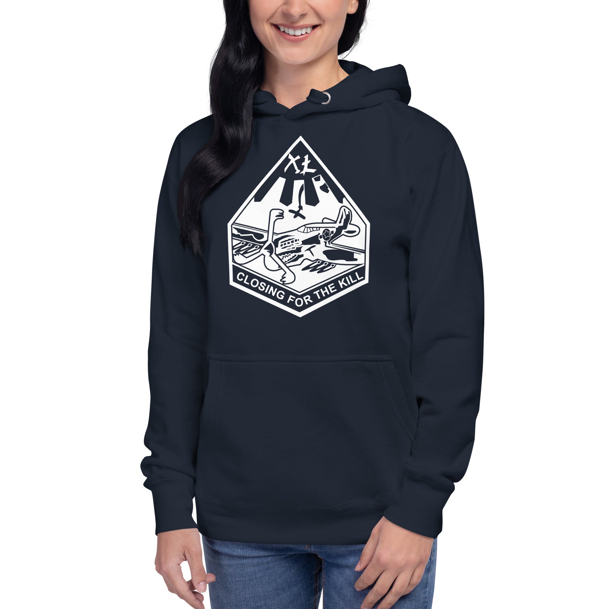 Squadron 40: Warhawks Hoodie- White