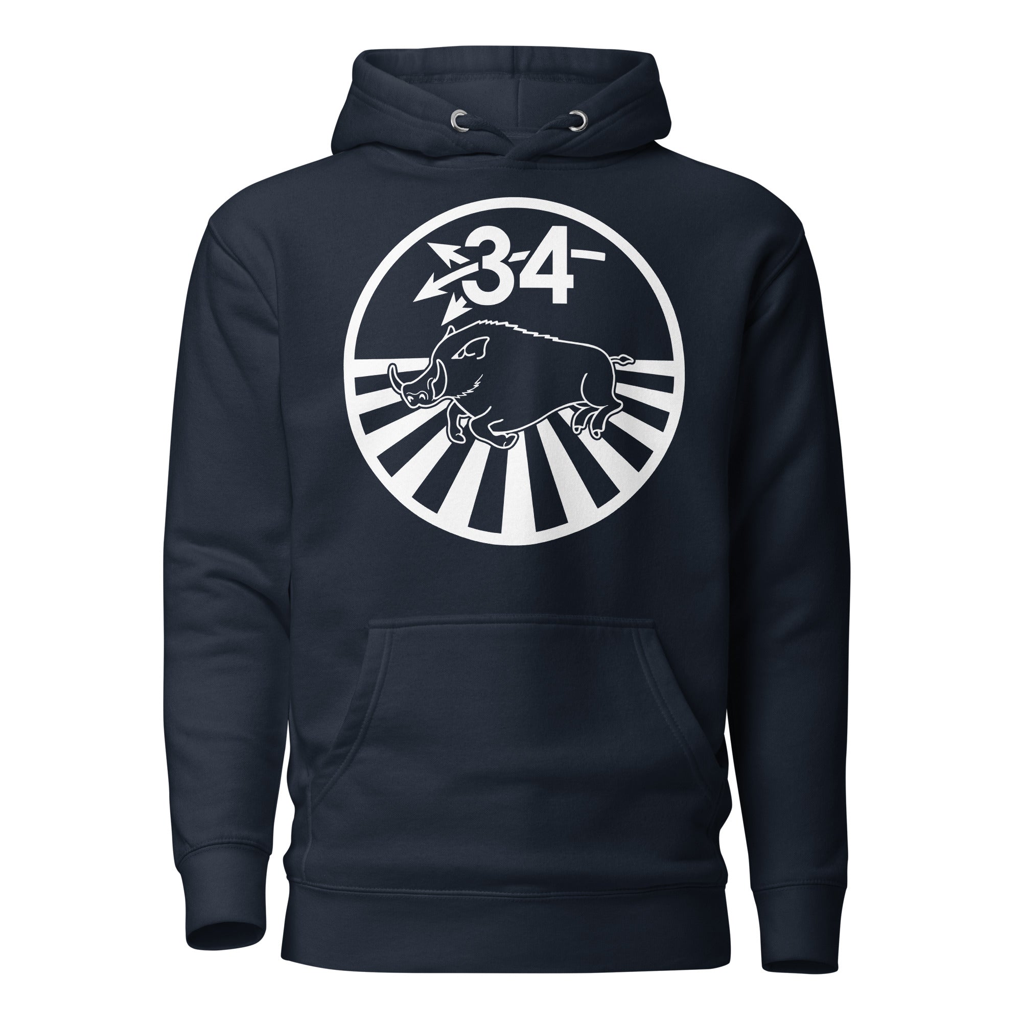 Squadron 34B: Loose Hawgs Hoodie- White