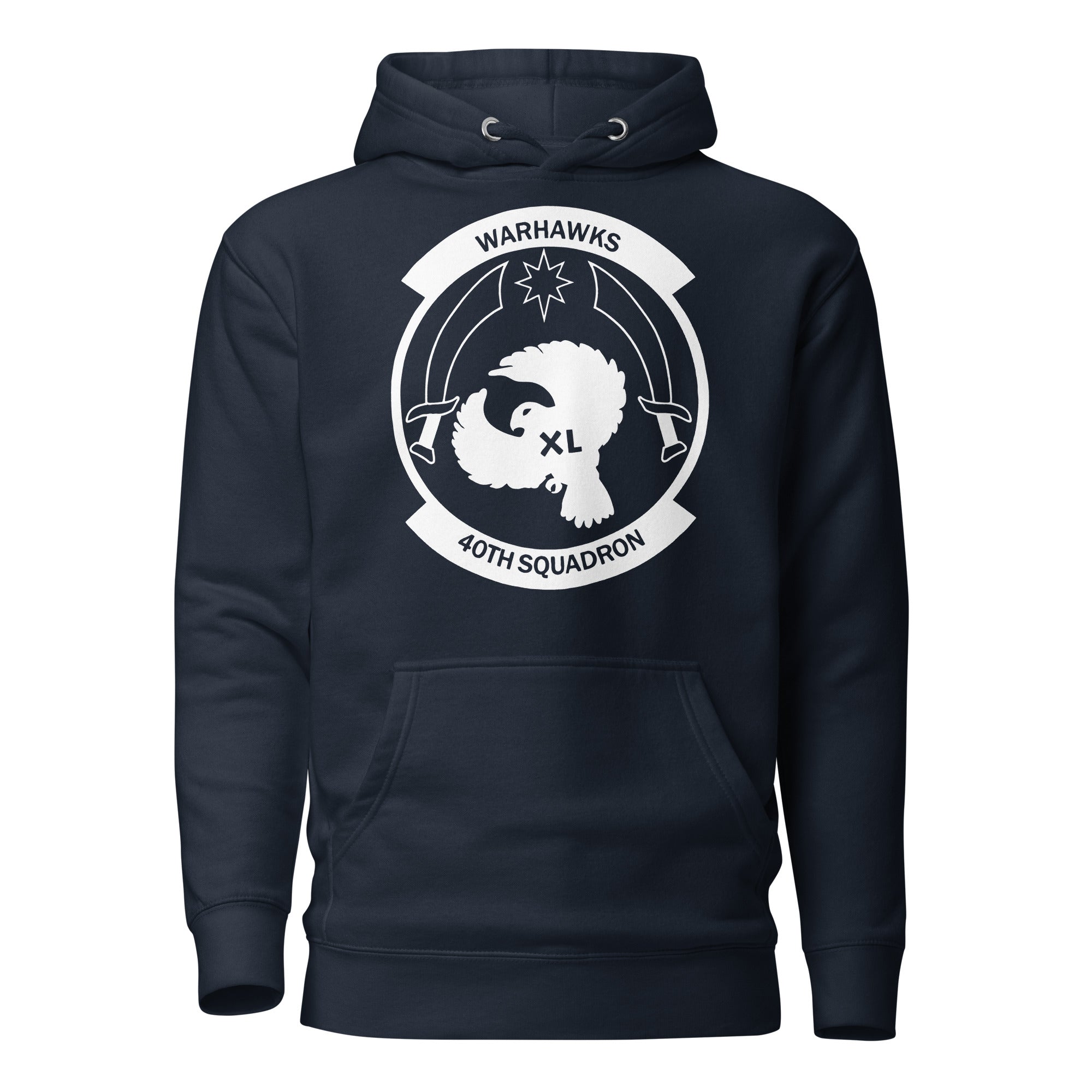 Squadron 40B: Warhawks Hoodie- White