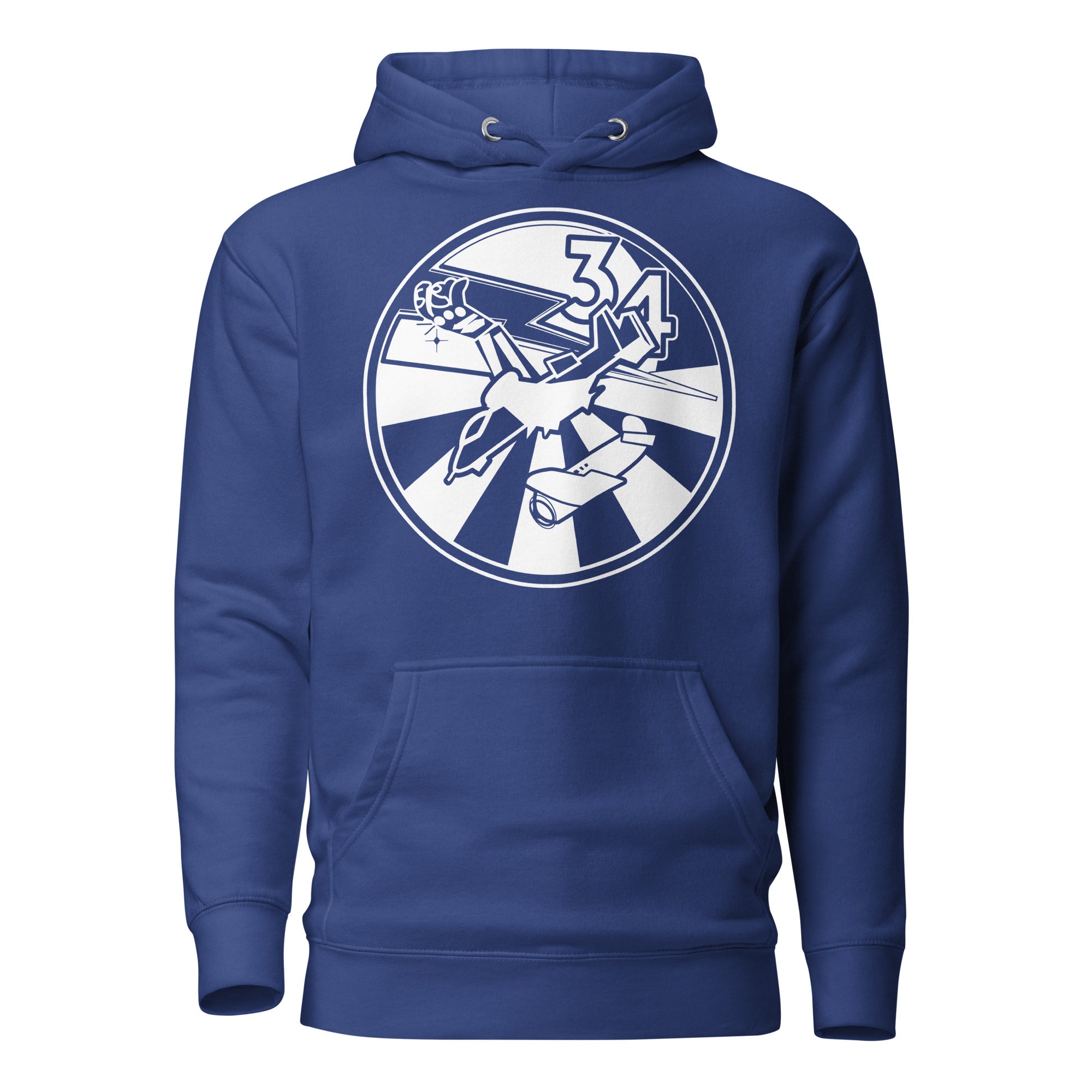 Squadron 34: Loose Hawgs Hoodie- White