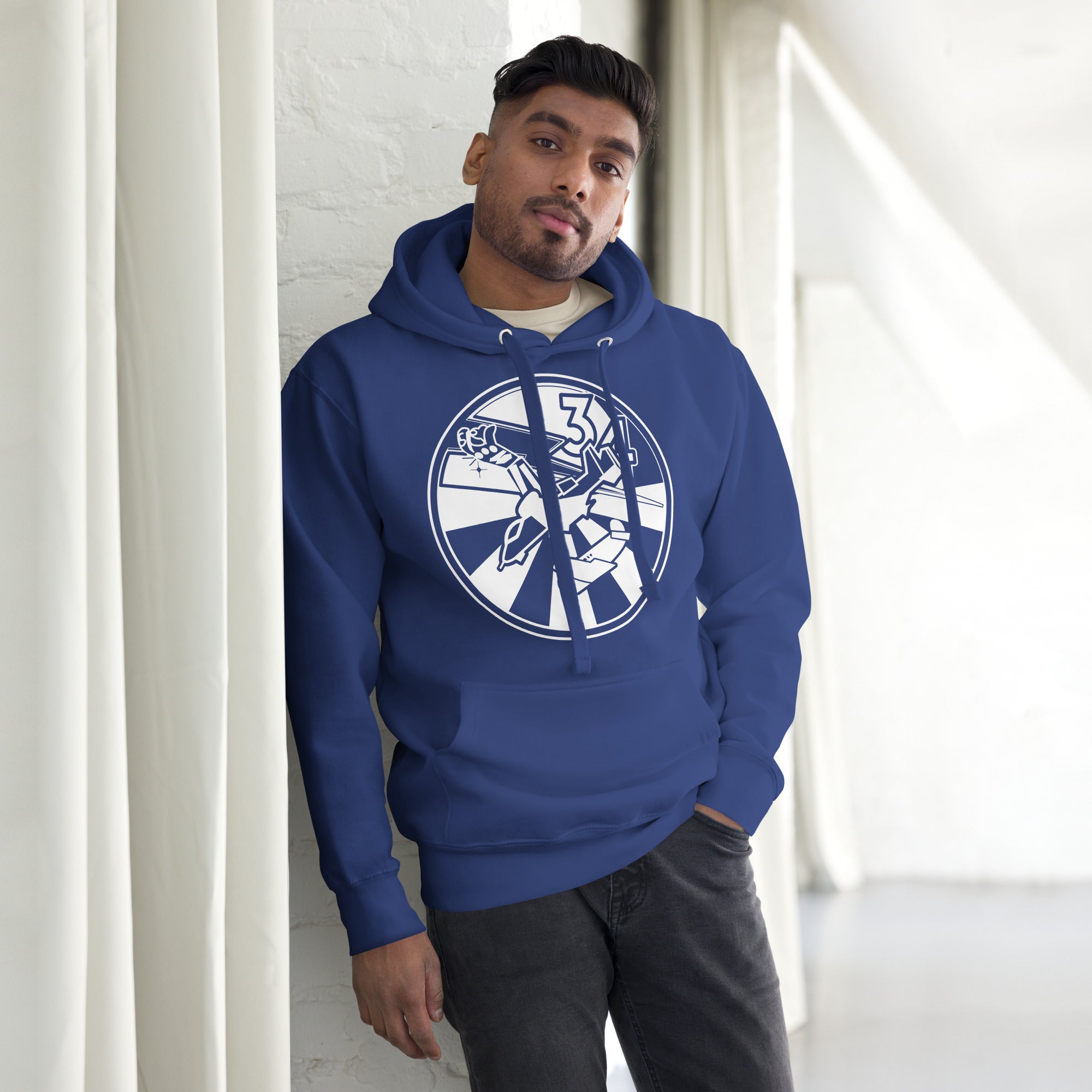 Squadron 34: Loose Hawgs Hoodie- White