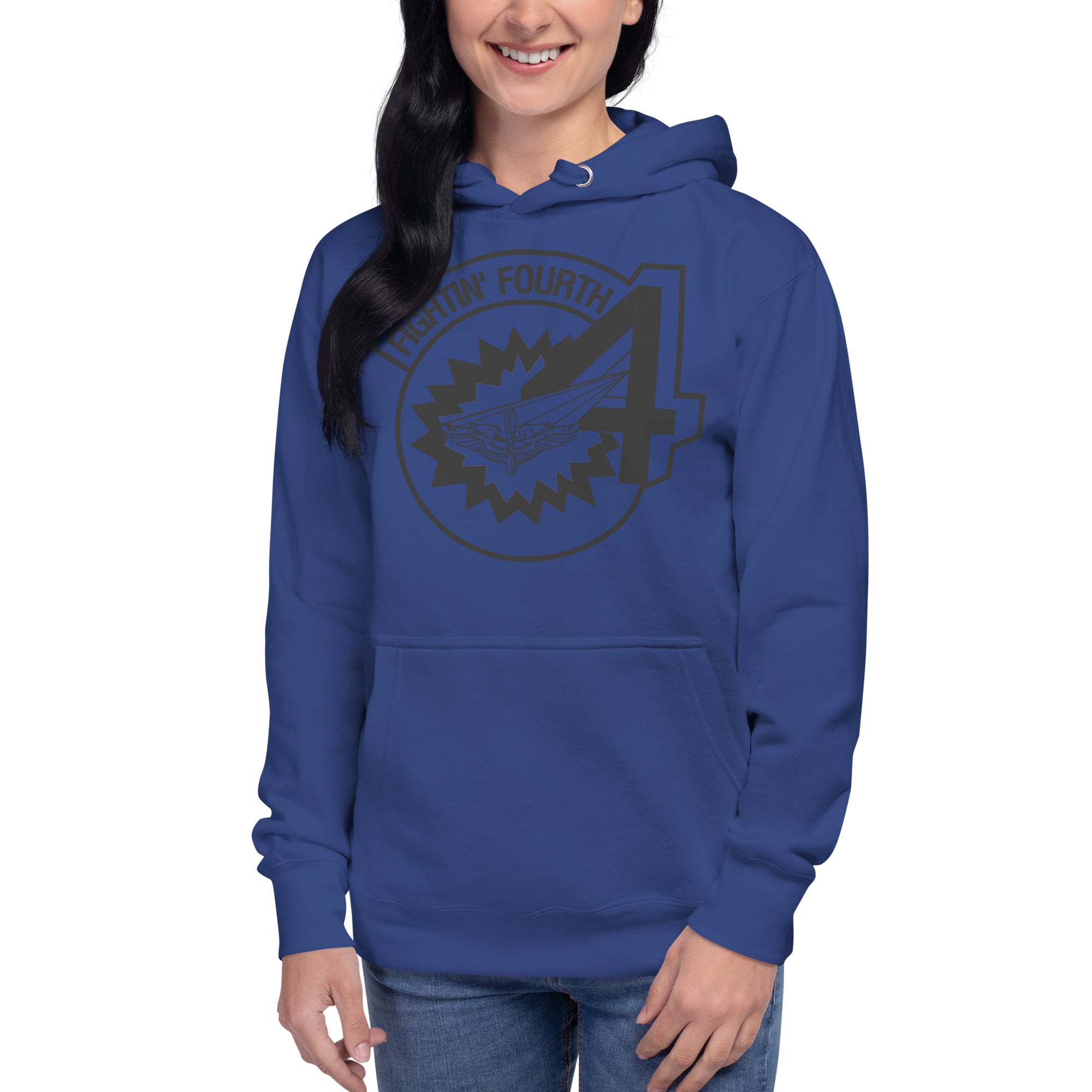 Squadron 4: Fightin’ Fourth Hoodie- Black