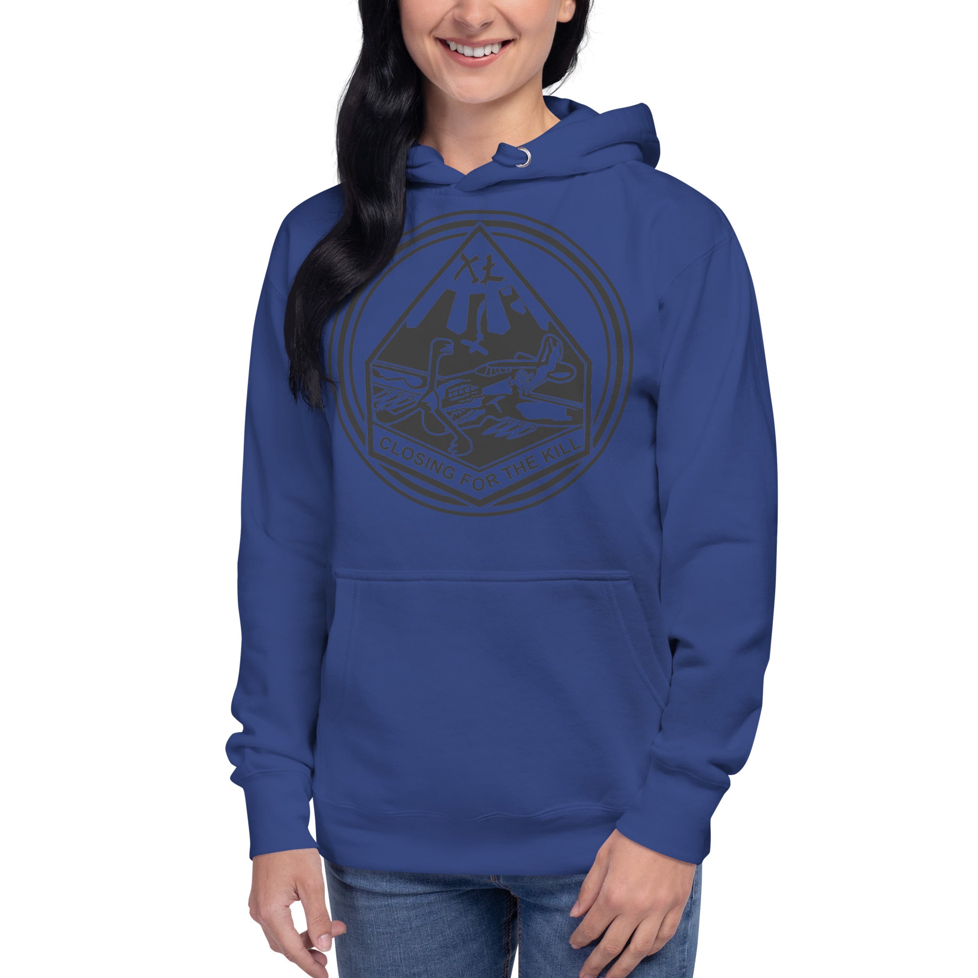 Squadron 40: Warhawks Border Hoodie - Black